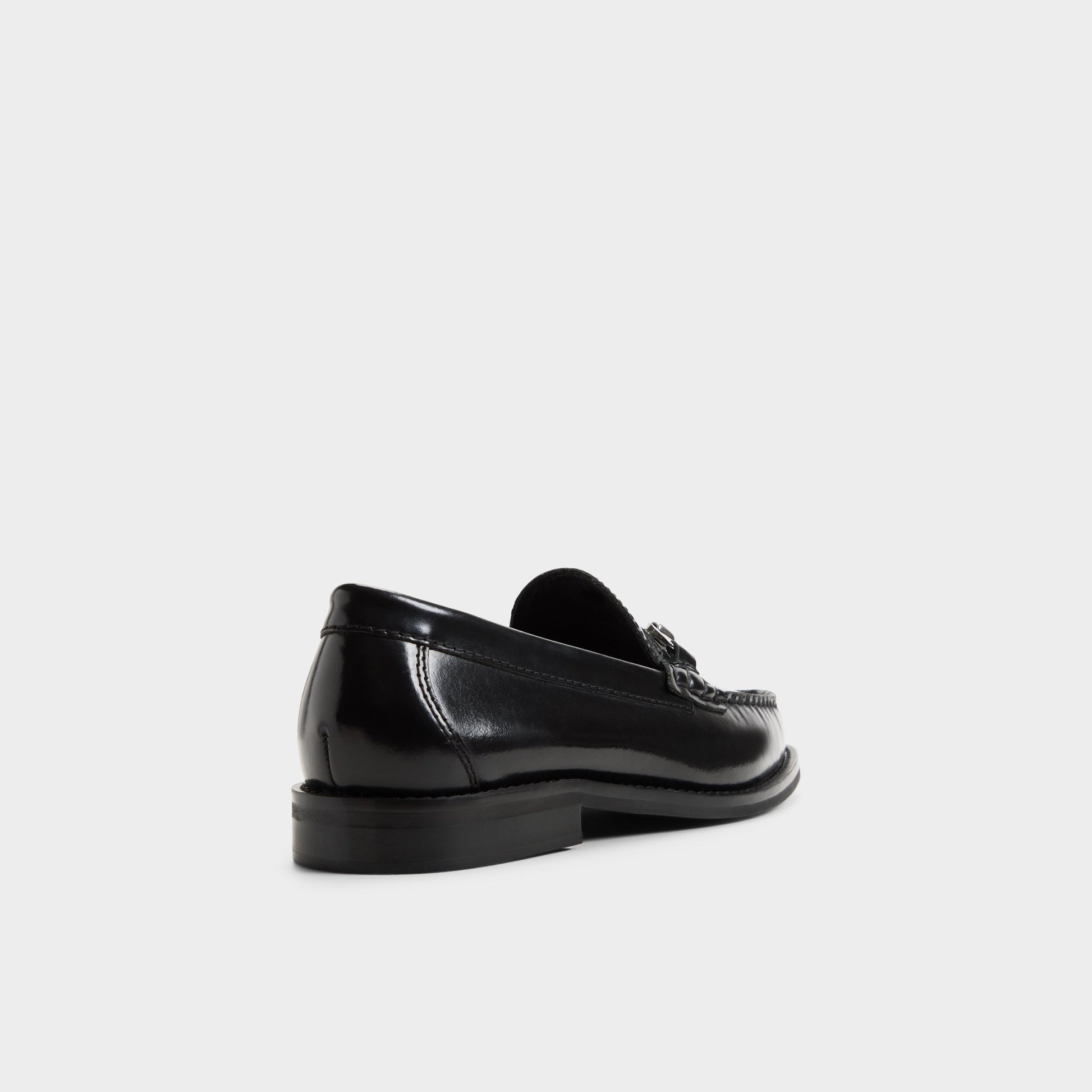 Three-quarter angle of Other black Killian Loafer's back side
