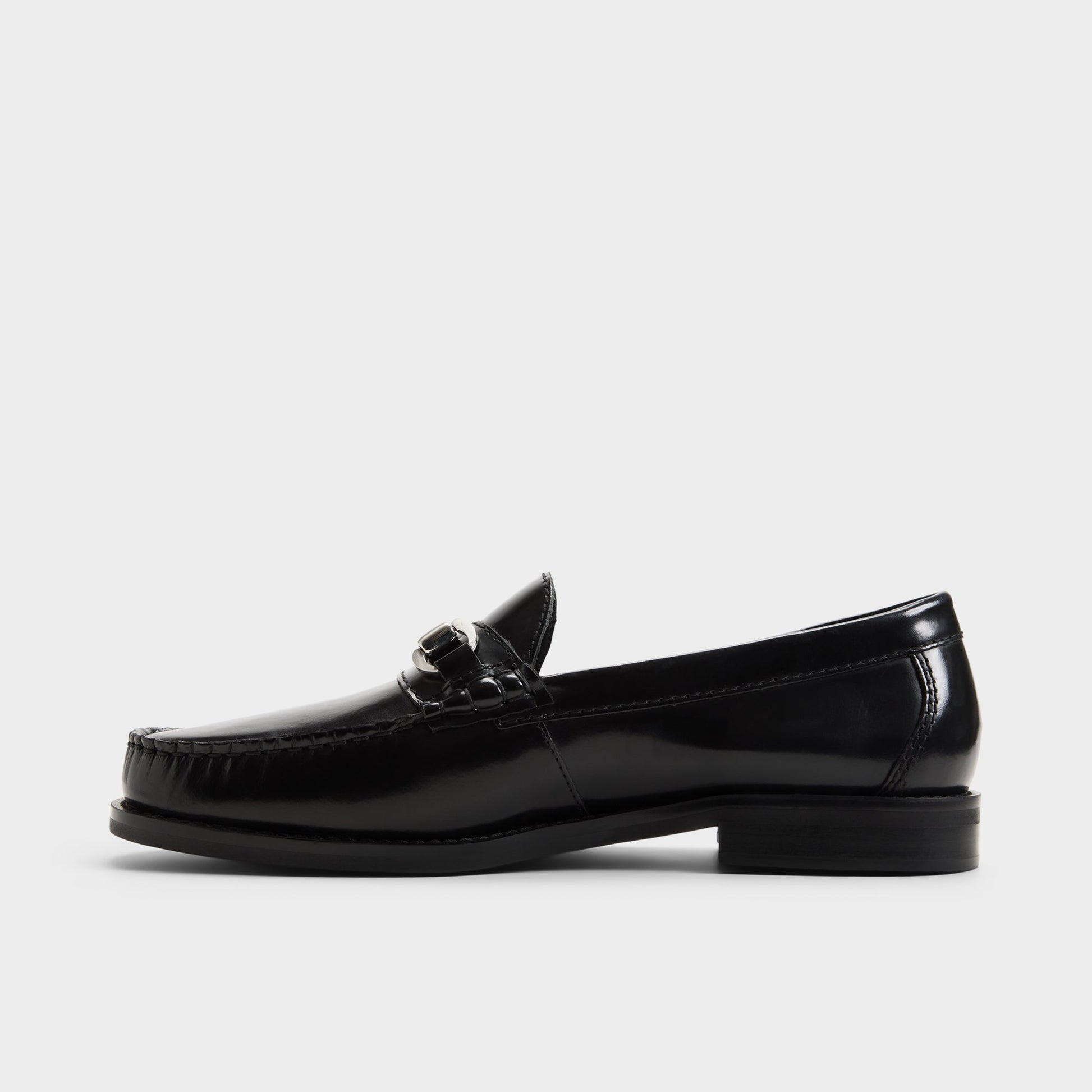 Side view of Other black Killian Loafer