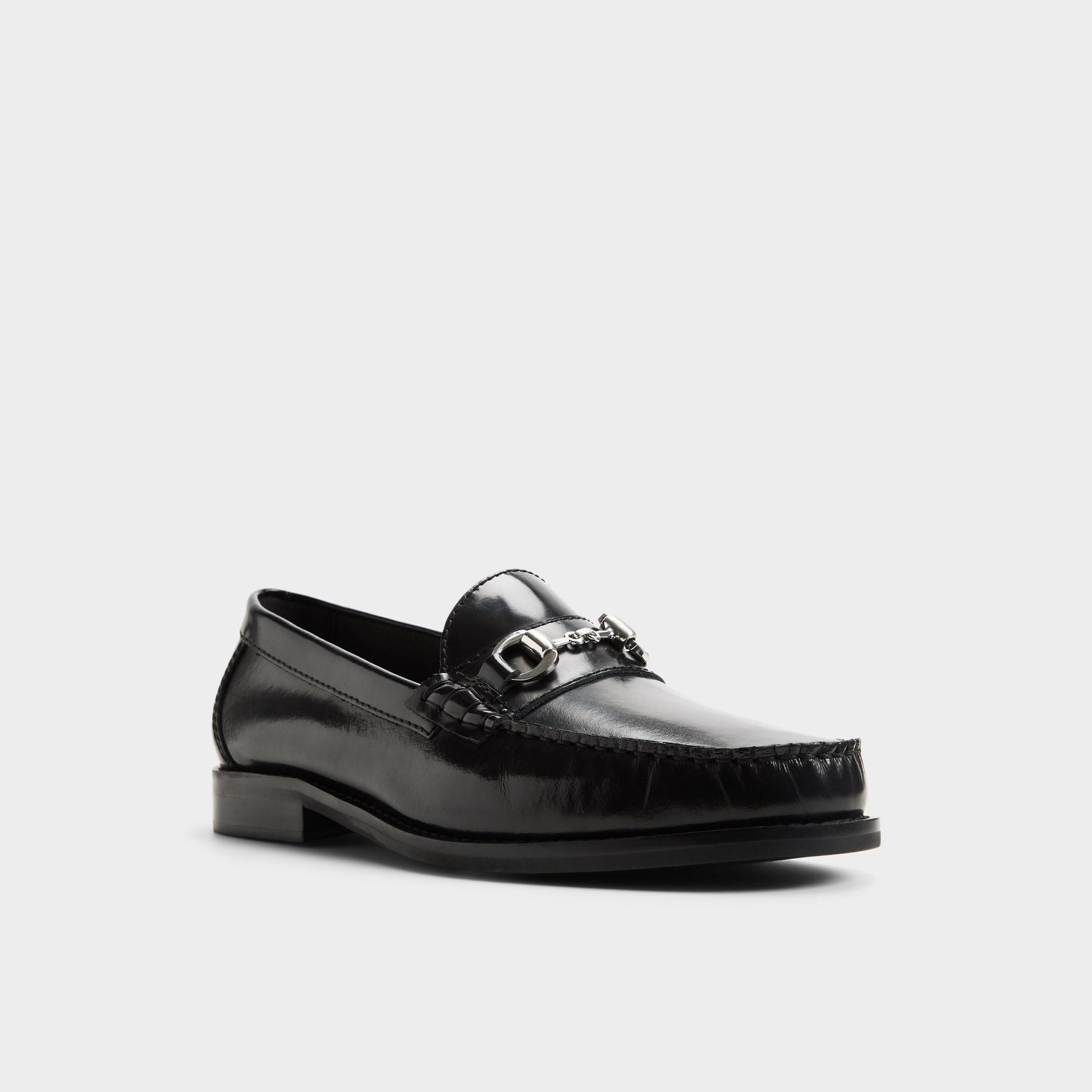 Three-quarter angle of Other black Killian Loafer's front side