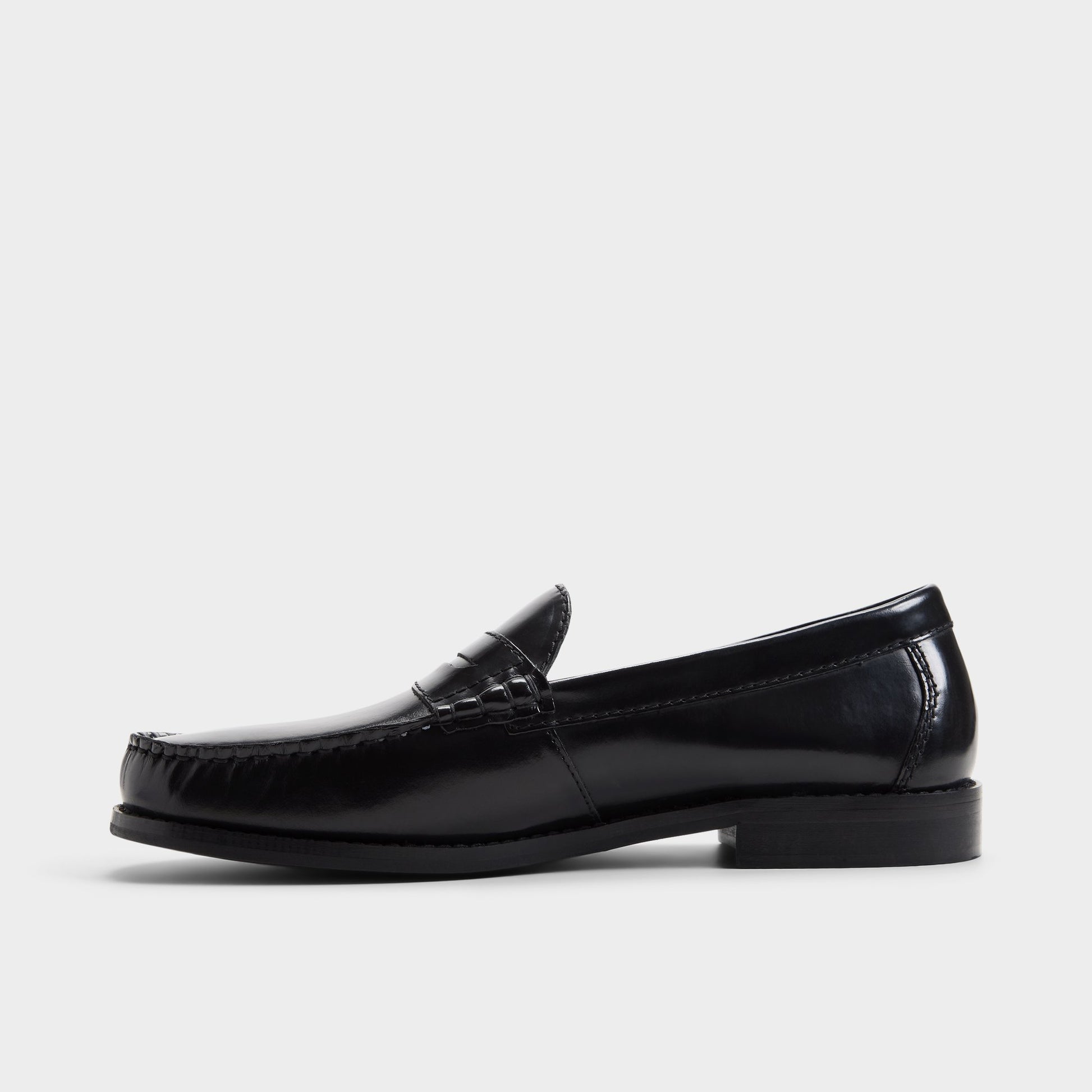 Side view of Black Jarey Loafer