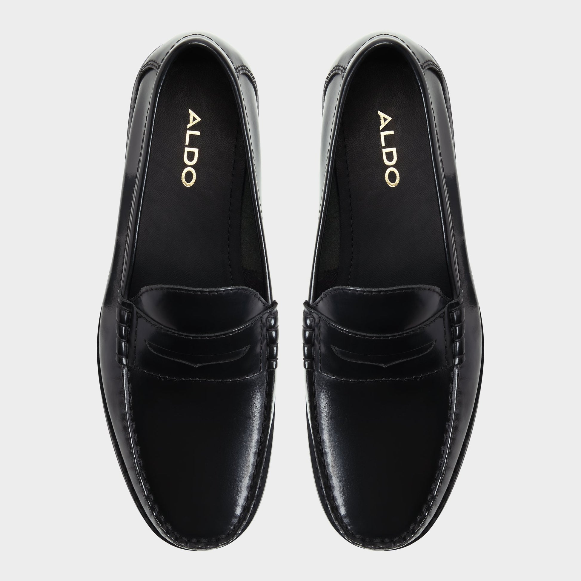 Top-down view of the Black Jarey Loafer