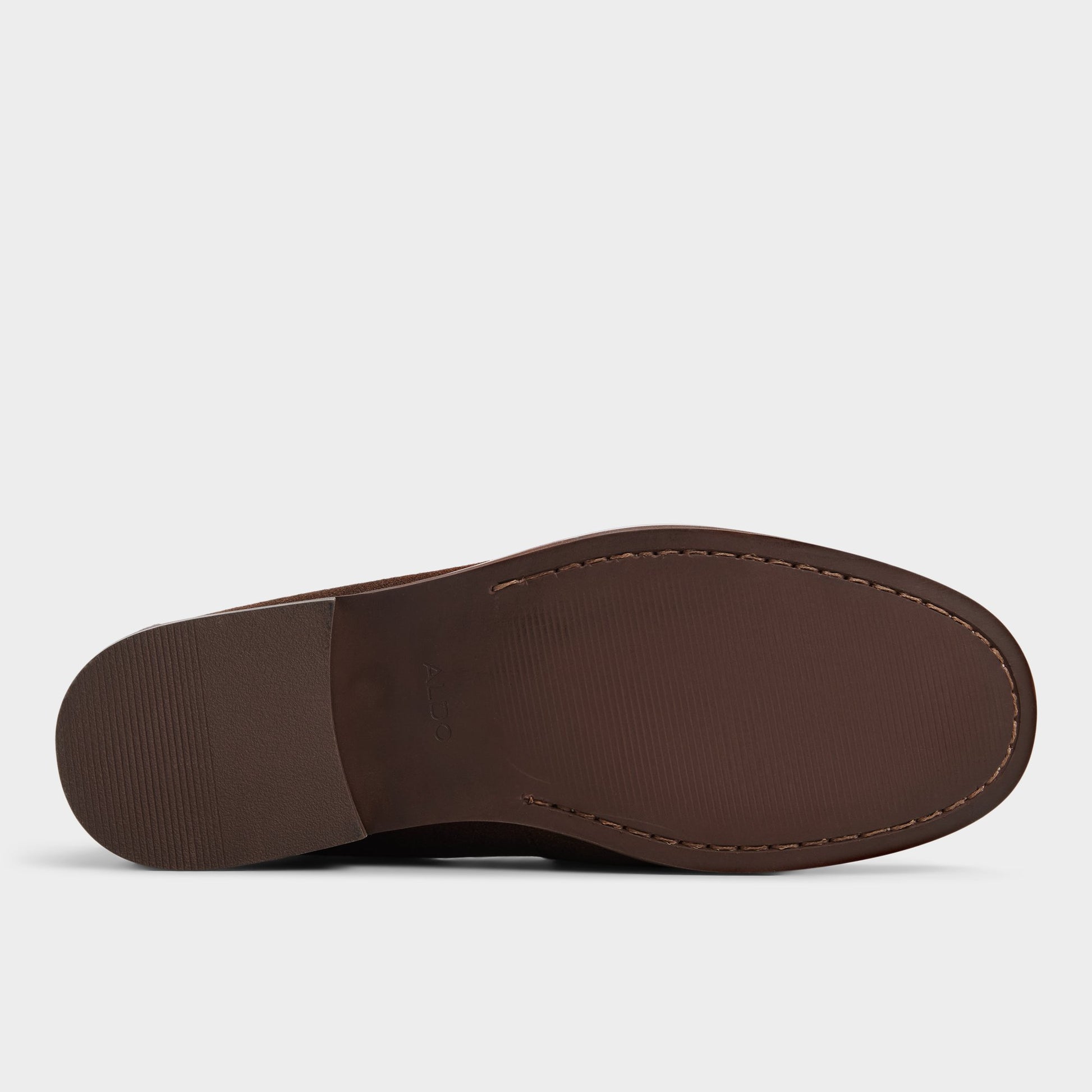 View of Dark brown Jarey Loafer's sole