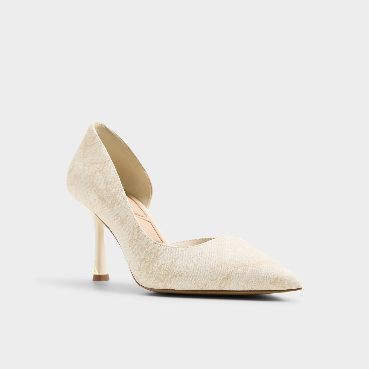 Three-quarter angle of Beige combo Livianna-b 's front side