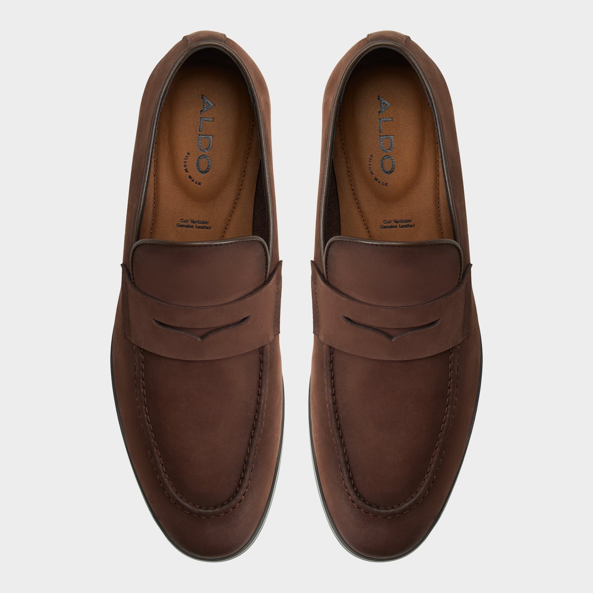Top-down view of the Dark brown Kristof