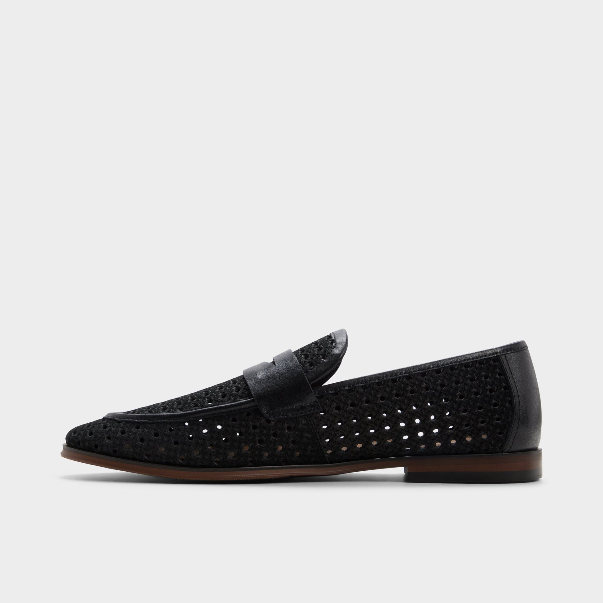 Side view of Black Mescal Loafer