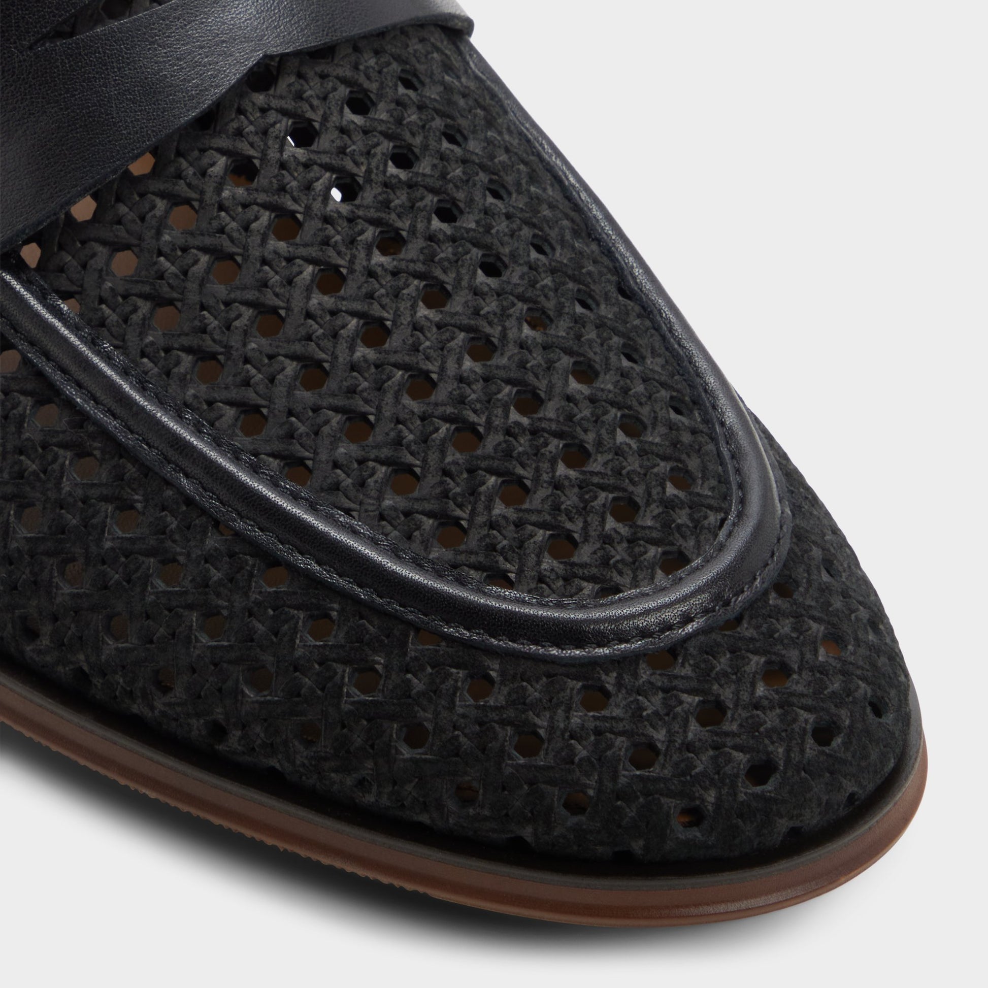 Close-up of the Black Mescal Loafer
