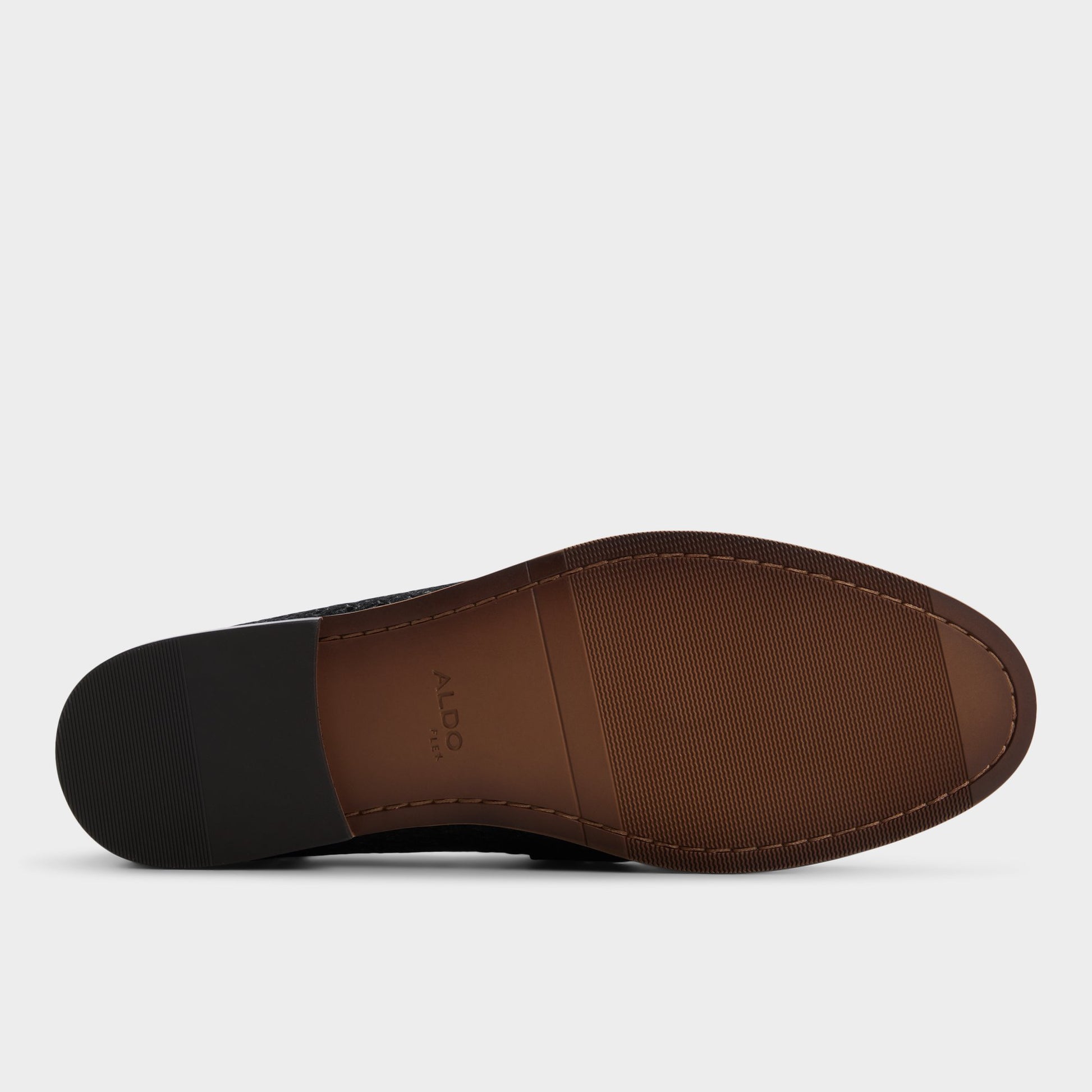 View of Black Mescal Loafer's sole