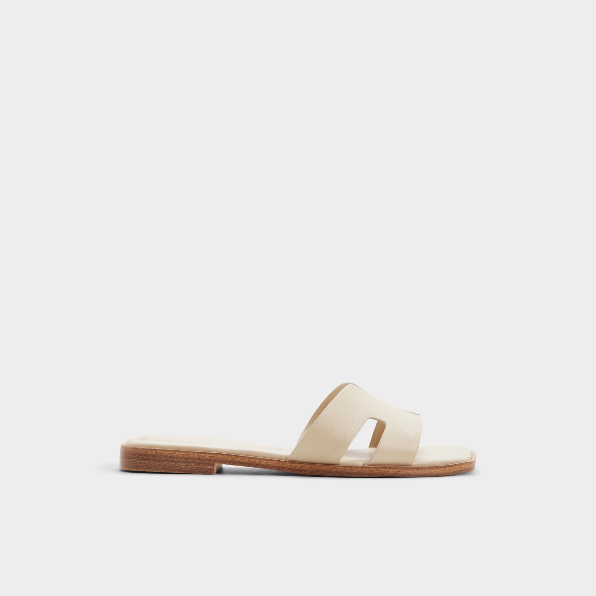 Main View of Beige Itsandal Slide sandal for Womens