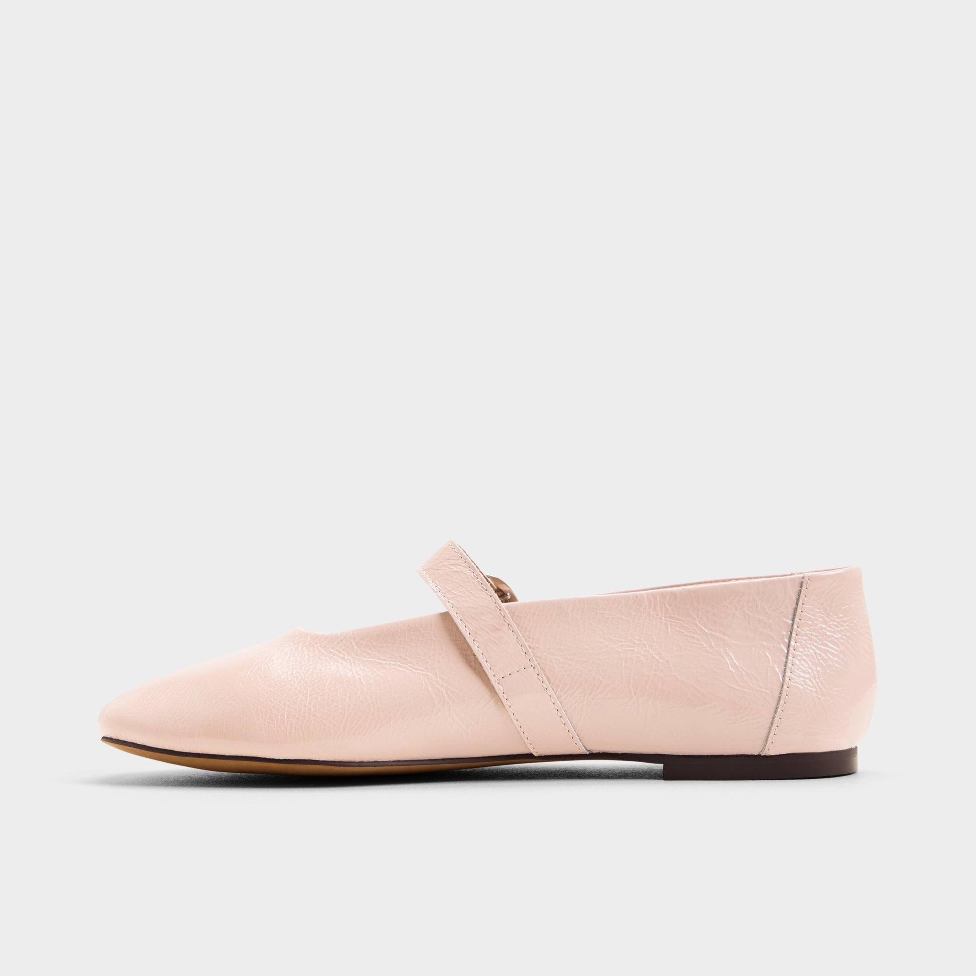 Side view of Light pink Quincey Ballerina