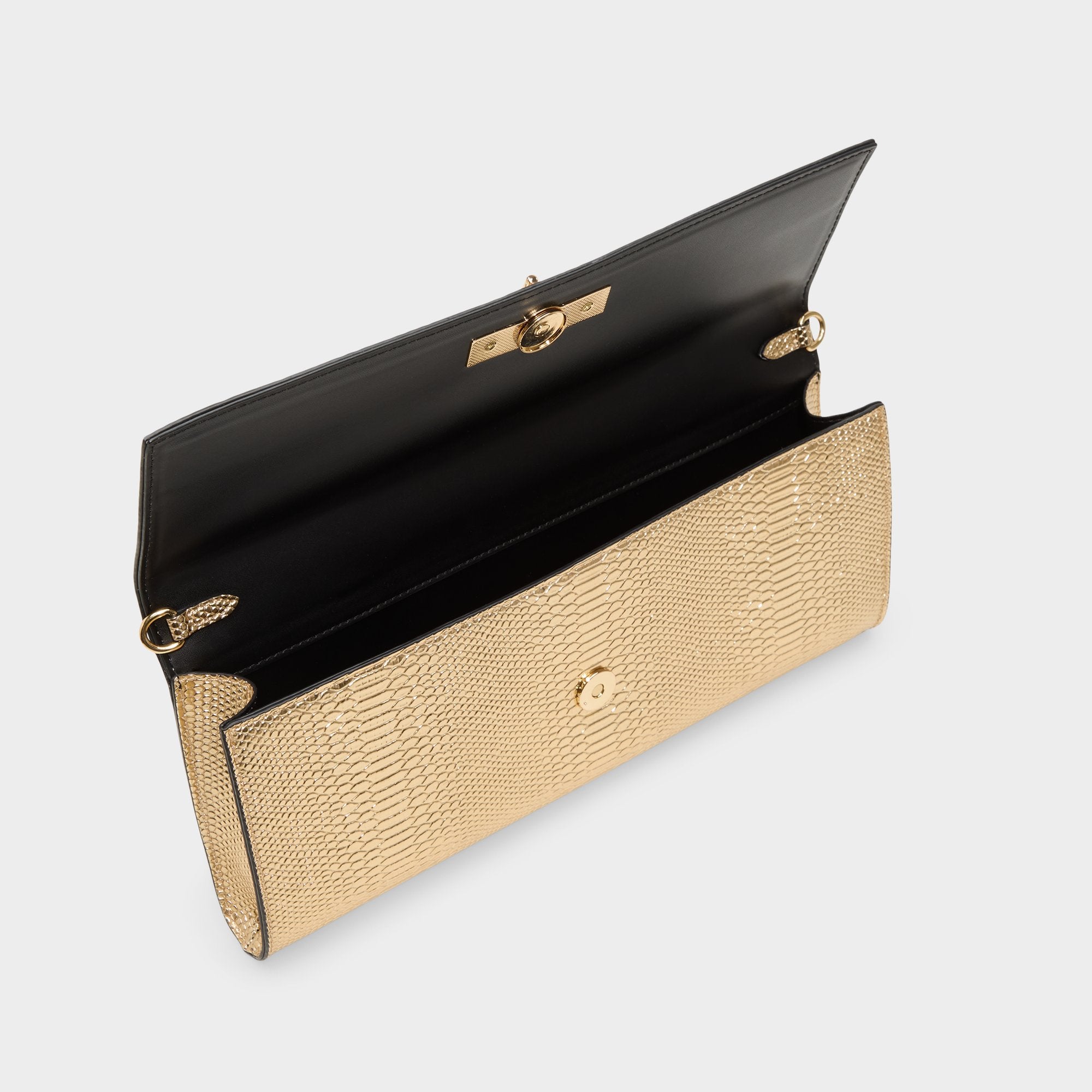 L.R.BaggsParaAcousticDI50周年記念 ゴールド元箱付 美品 Rouxx – Women Gold Clutch - ALDO