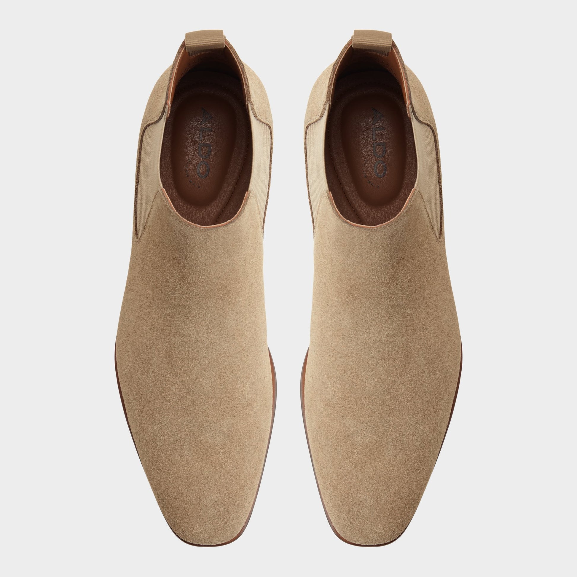 Top-down view of the Other beige Sosa Chelsea boot