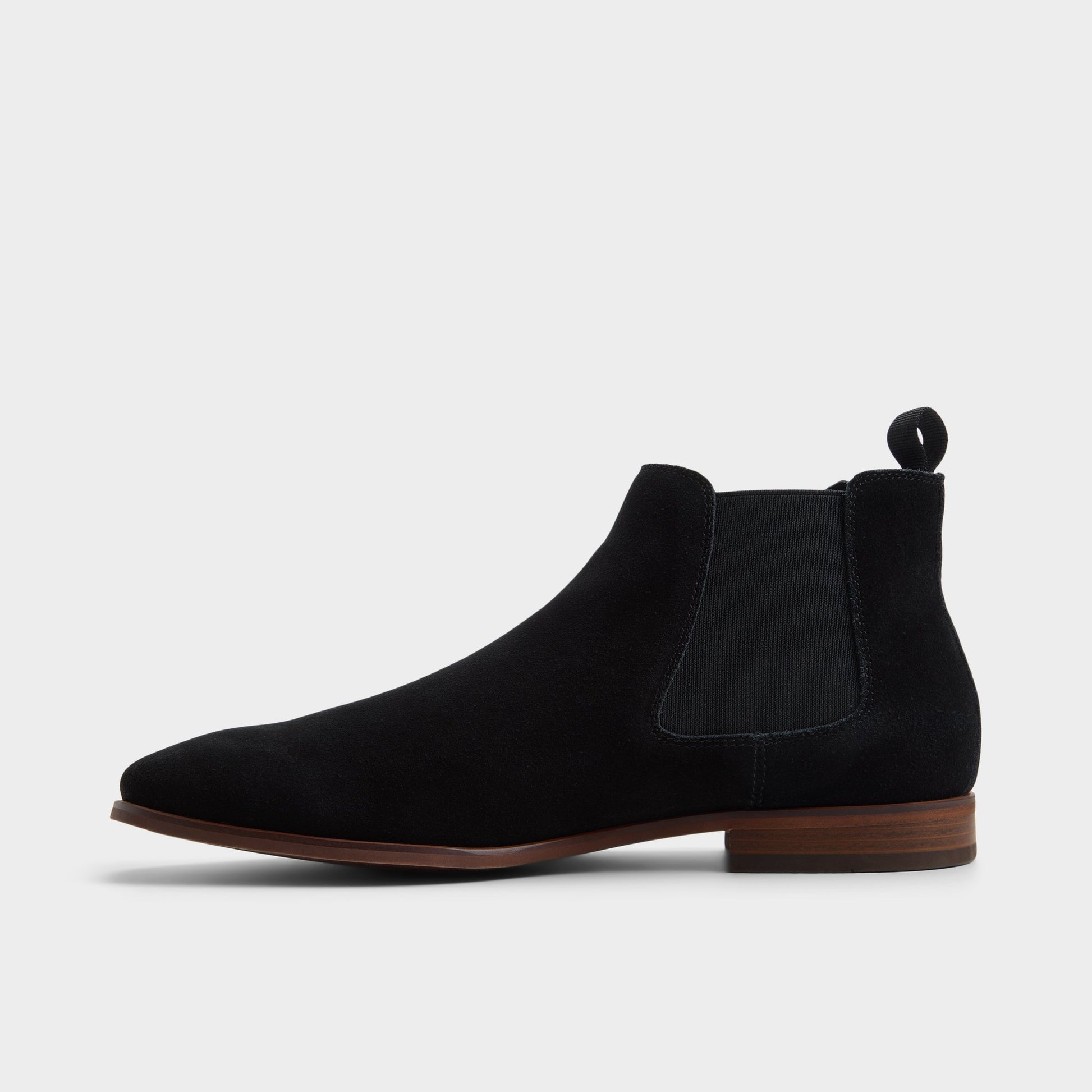 Side view of Other black Sosa Chelsea boot