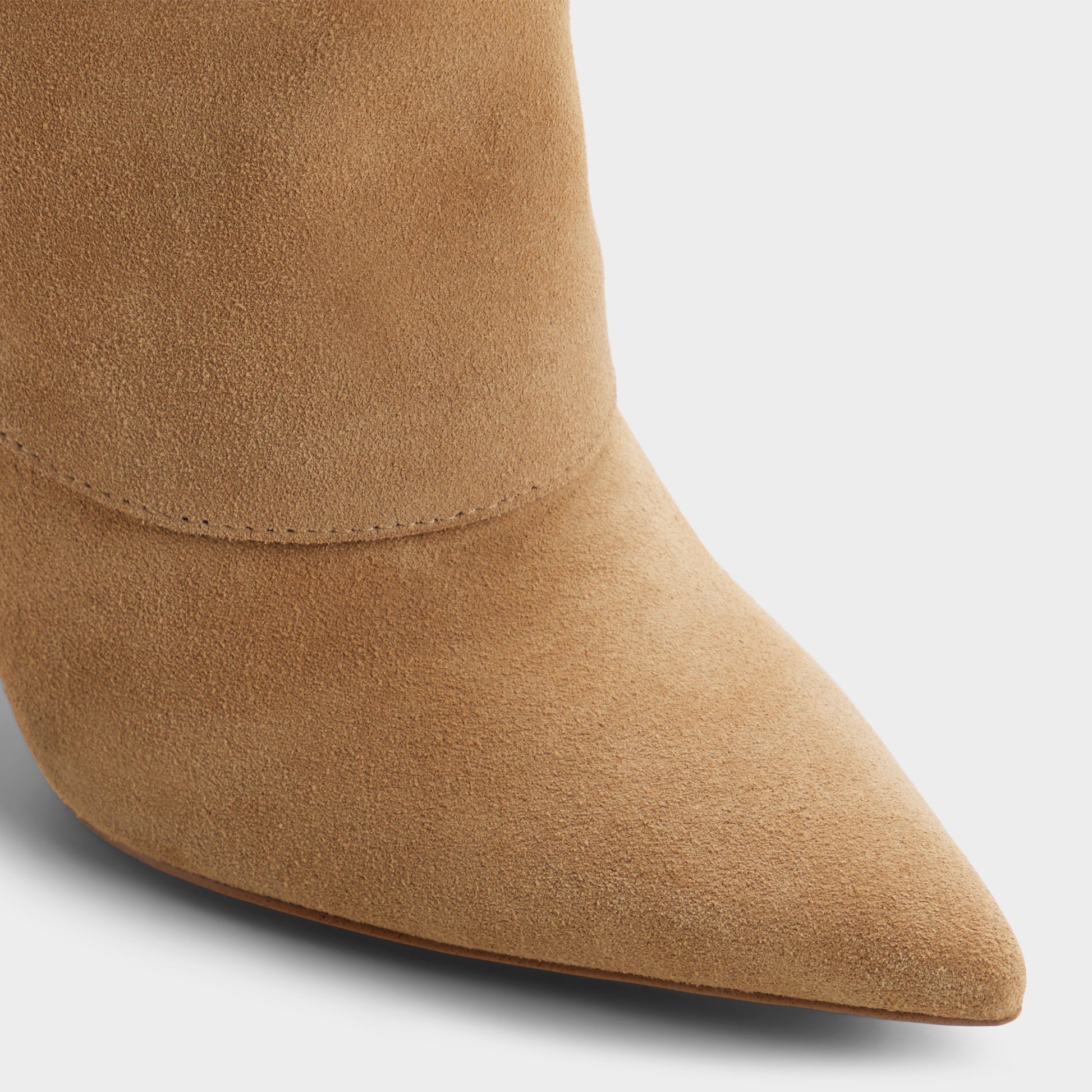 Close-up of the Other beige Lenoria Knee-high boot