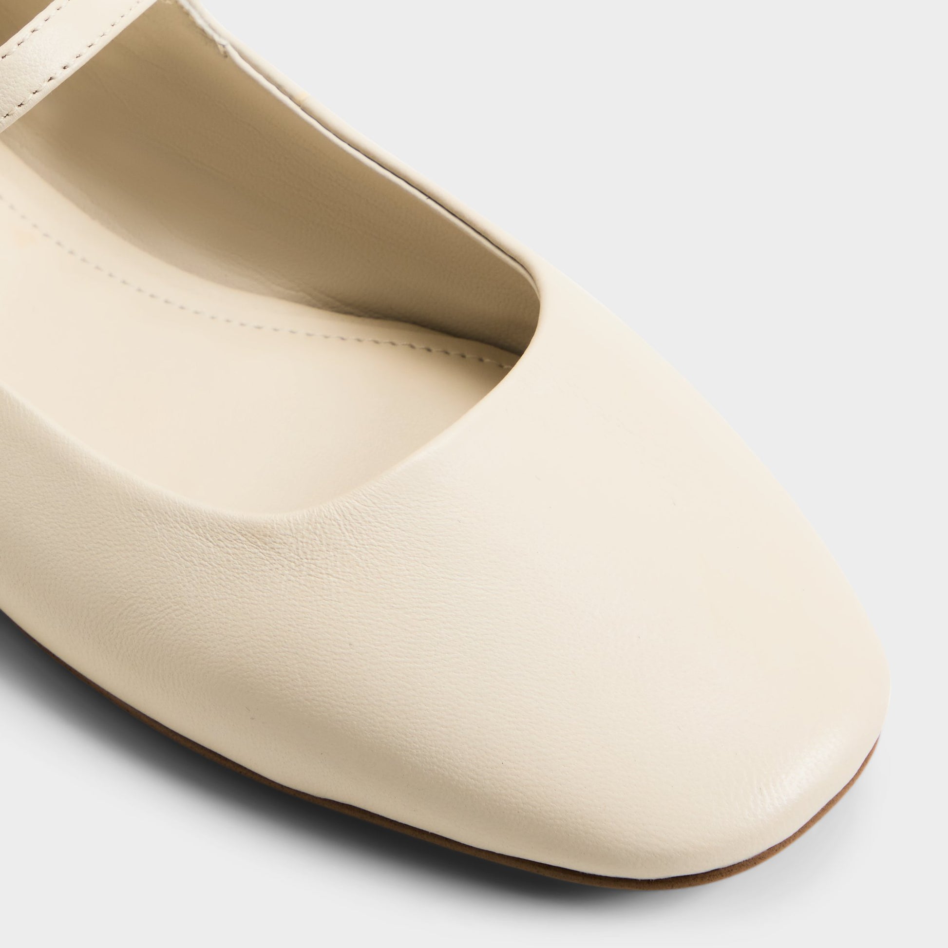 Close-up of the Other white Maryjenna Ballerina