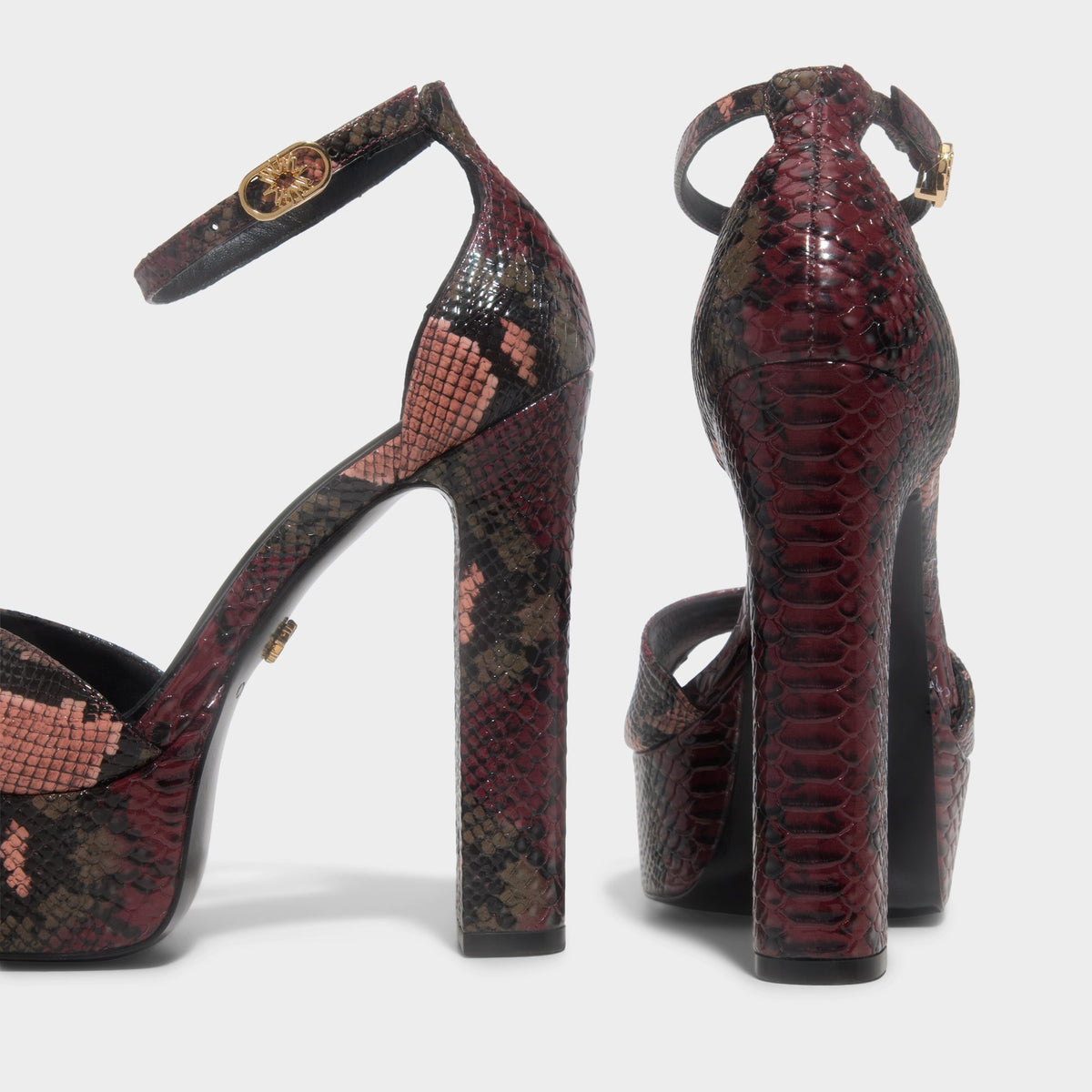 Highlighted view of a pair of Multi Zuhair Murad x ALDO Platform Sandal s