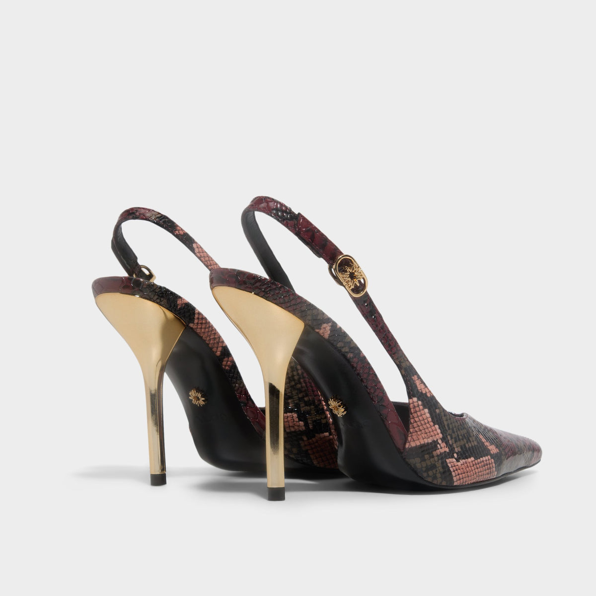 Angle de trois quarts de l'arrière de Multicolore Zuhair Murad x ALDO Slingback Heel