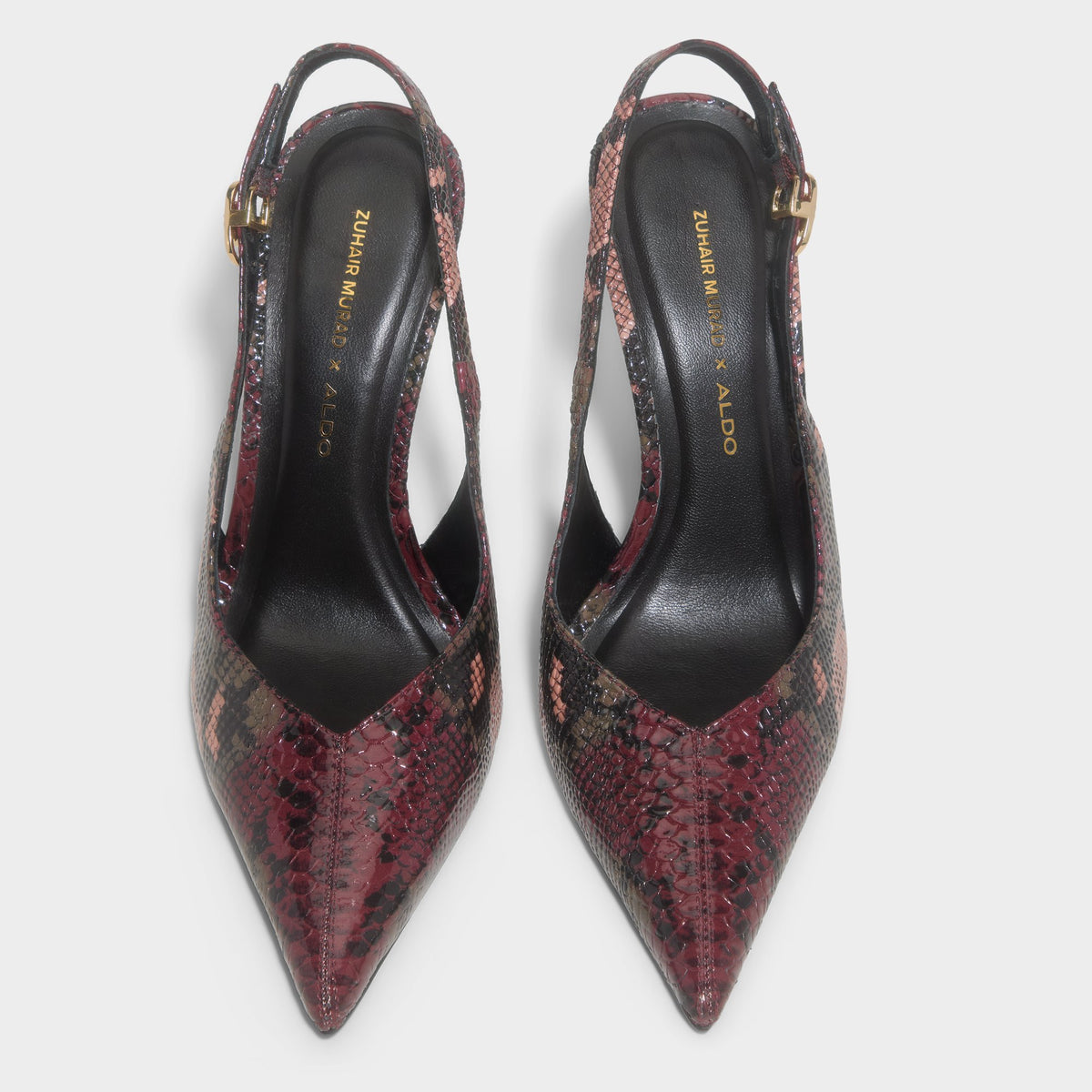 Angle de trois quarts de la face avant de Multicolore Zuhair Murad x ALDO Slingback Heel
