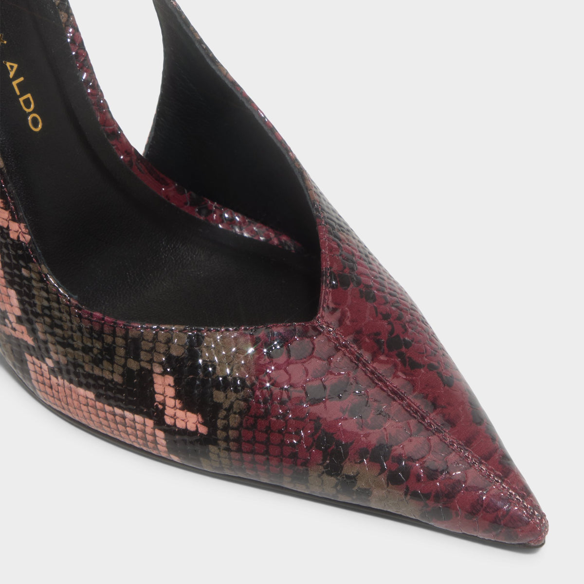 Vue de dessus de la Multicolore Zuhair Murad x ALDO Slingback Heel