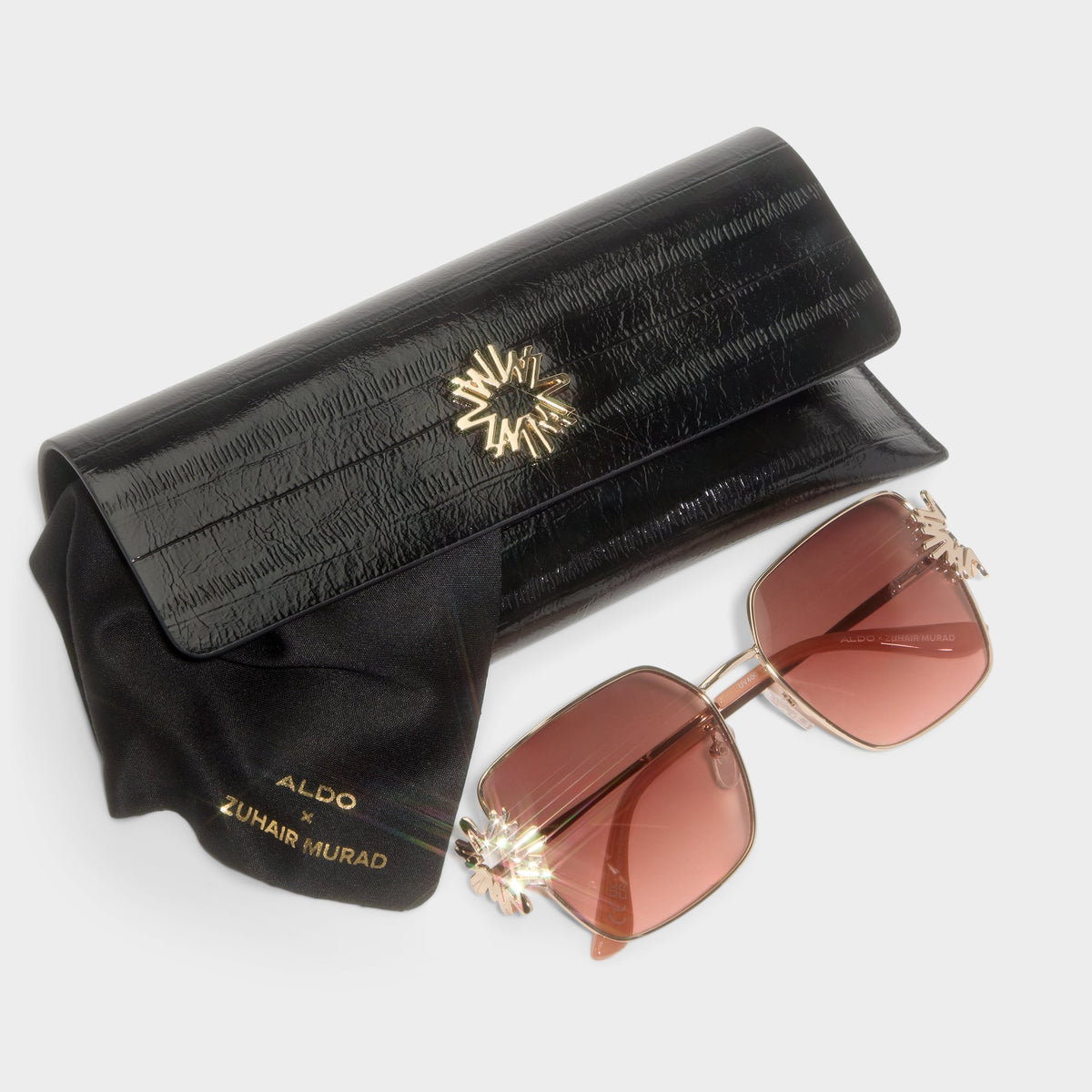 Support produit pour Zuhair Murad x ALDO Aviator Sunglasses