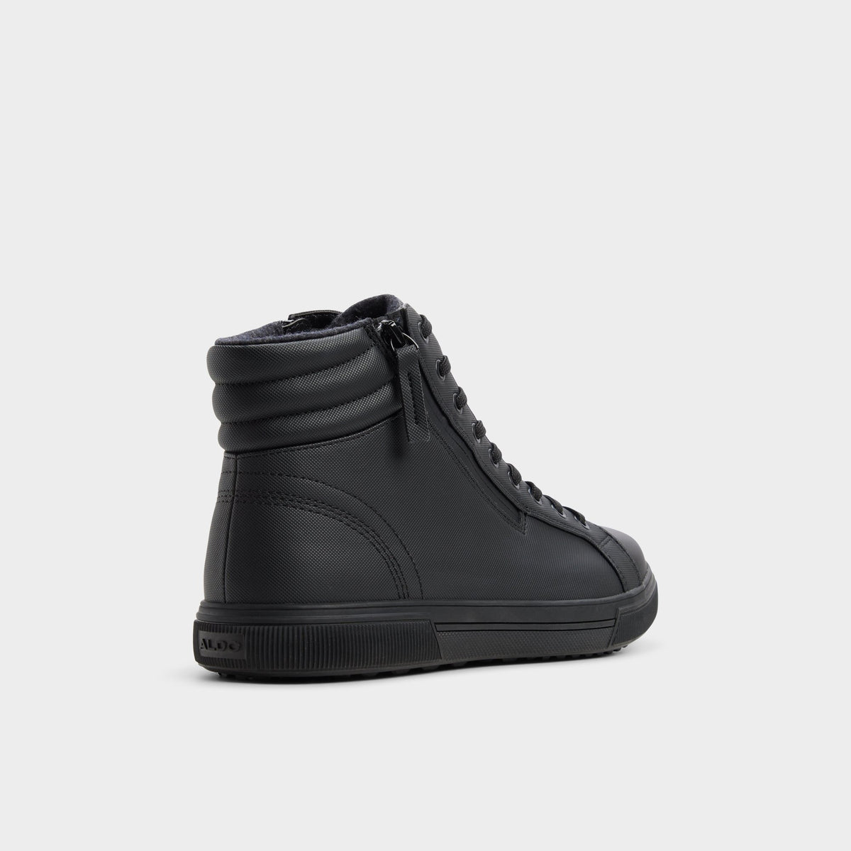 Angle de trois quarts de l'arrière de Noir Preralithh-l Chaussure Oxford