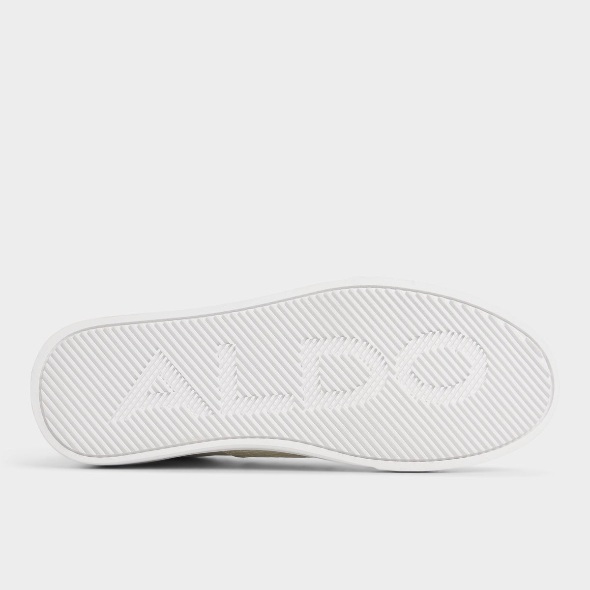 Vue de la semelle de Blanc Jaxton Low top sneaker