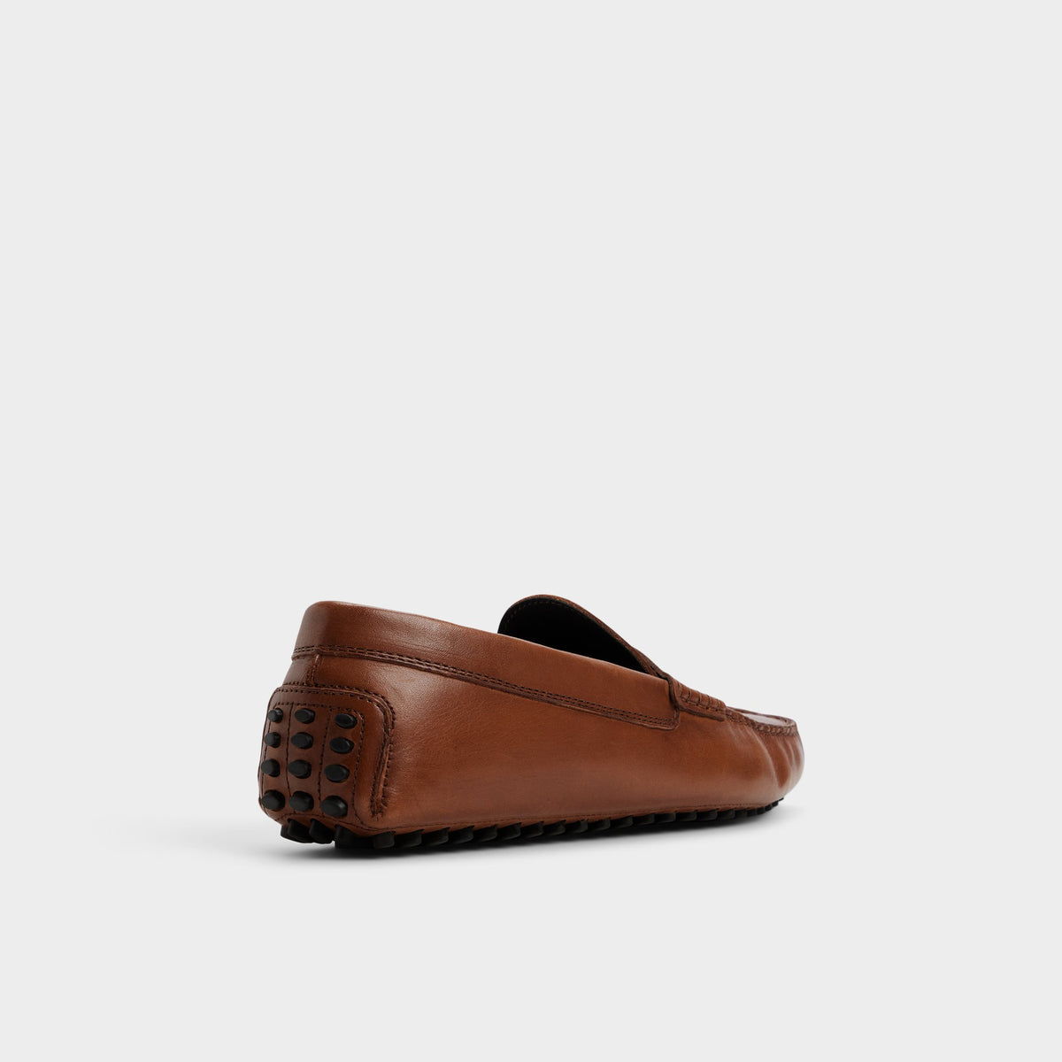 Three-quarter angle of Tan Jaritt Loafer's back side