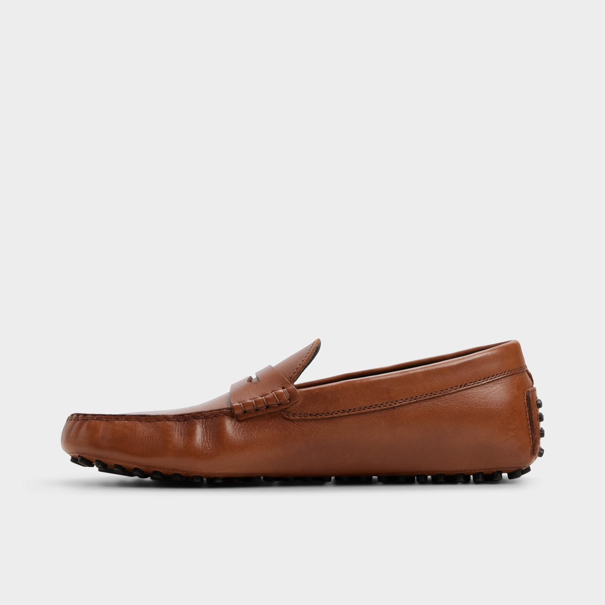 Side view of Tan Jaritt Loafer