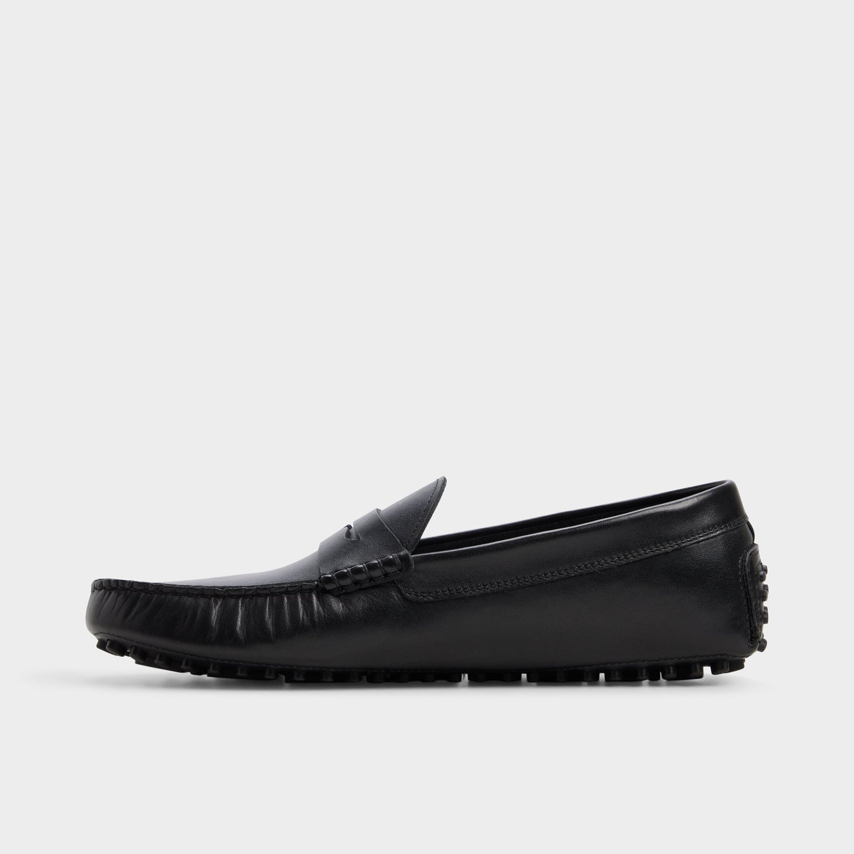 Side view of Open black Jaritt Loafer