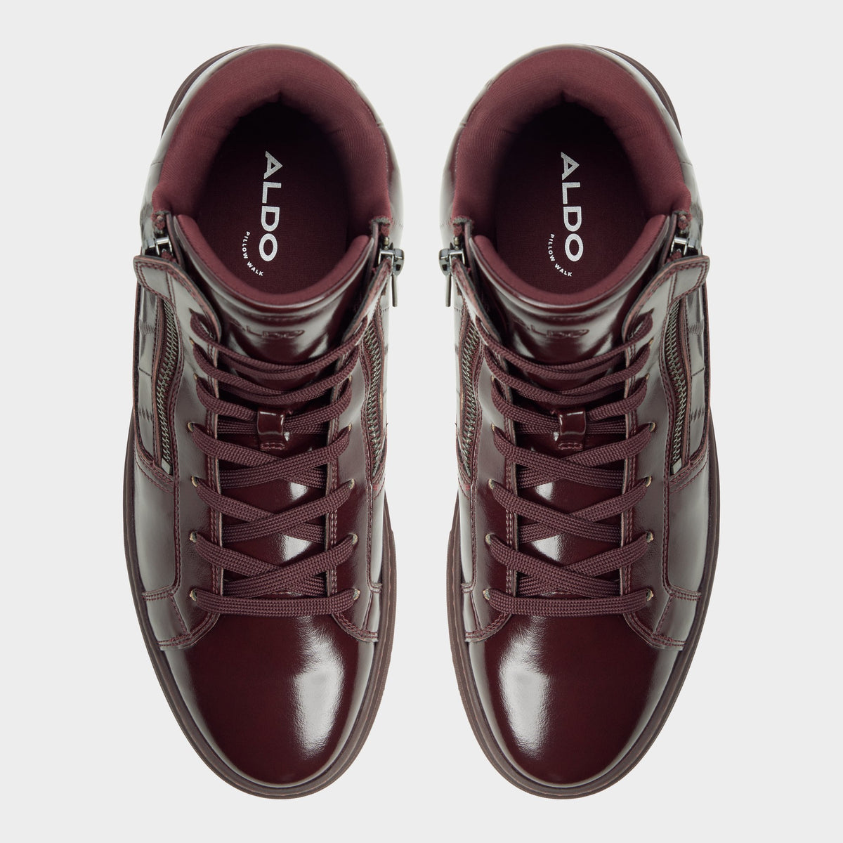 Top-down view of the Bordo Miro Low top sneaker