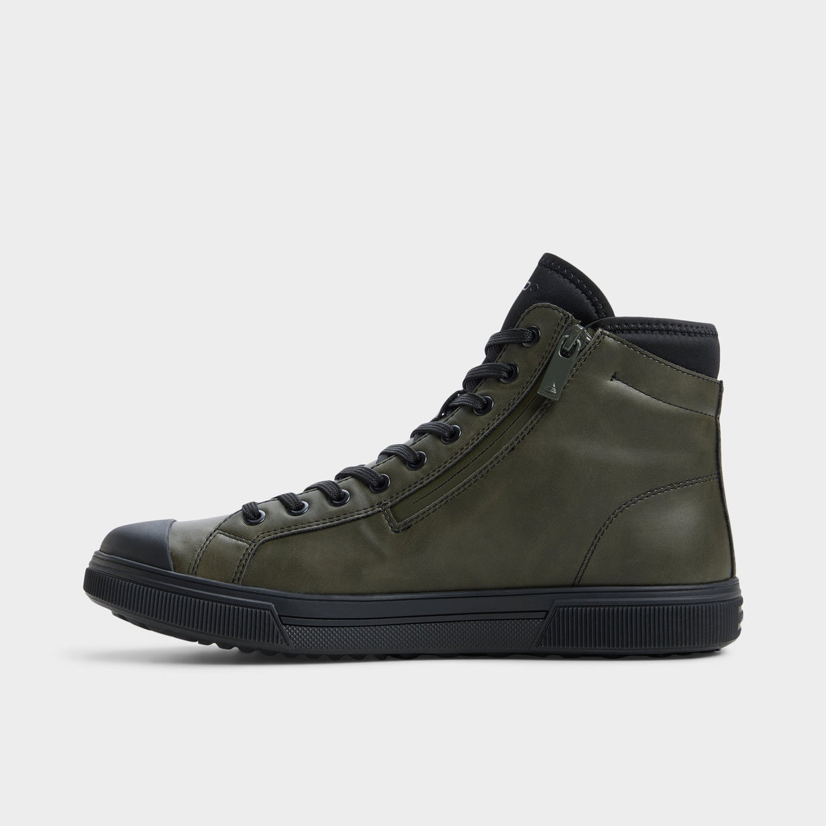Side view of Khaki Esttanqueiro Oxford shoe