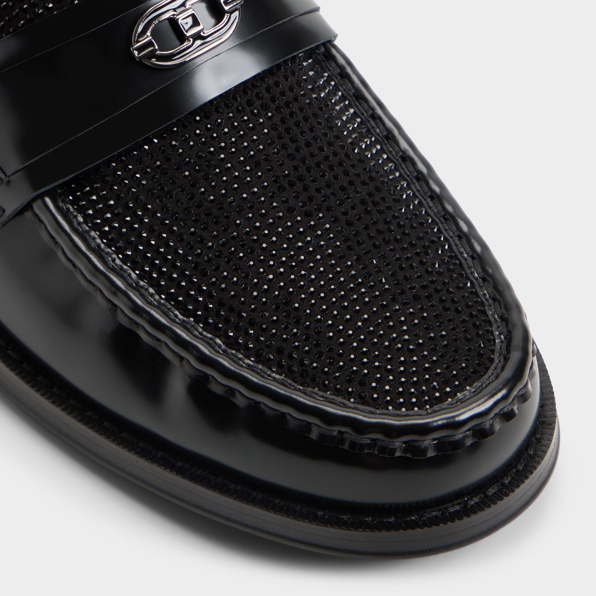 Close-up of the Black multi Taro Loafer