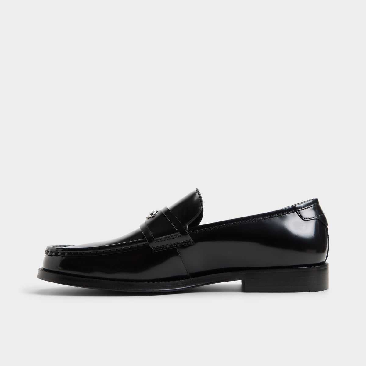 Side view of Black Taro Loafer