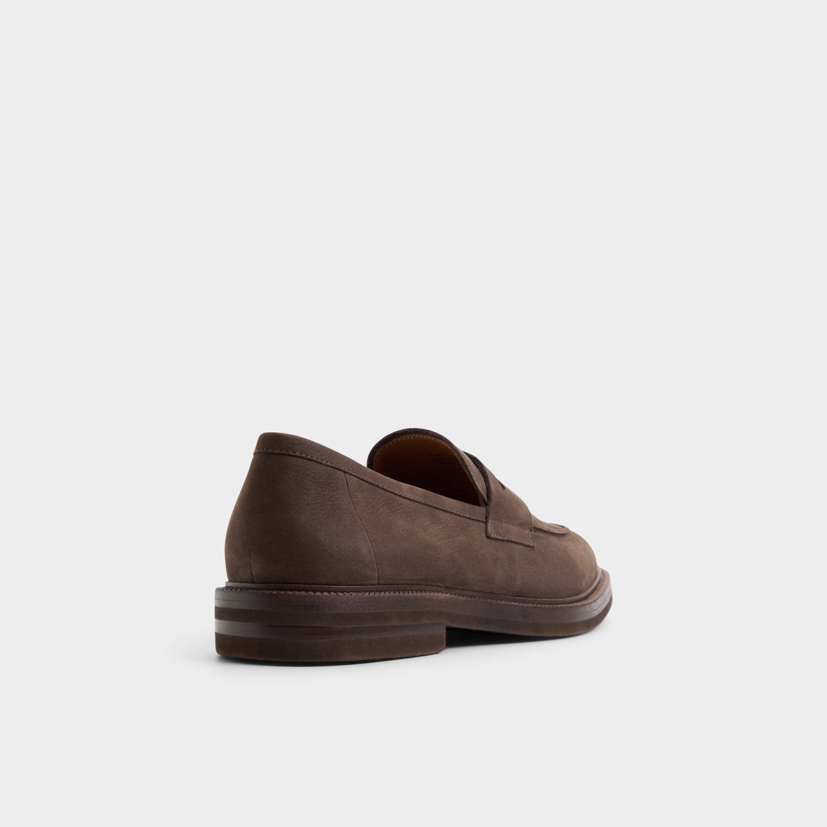 Three-quarter angle of Brown Fenson Loafer's back side