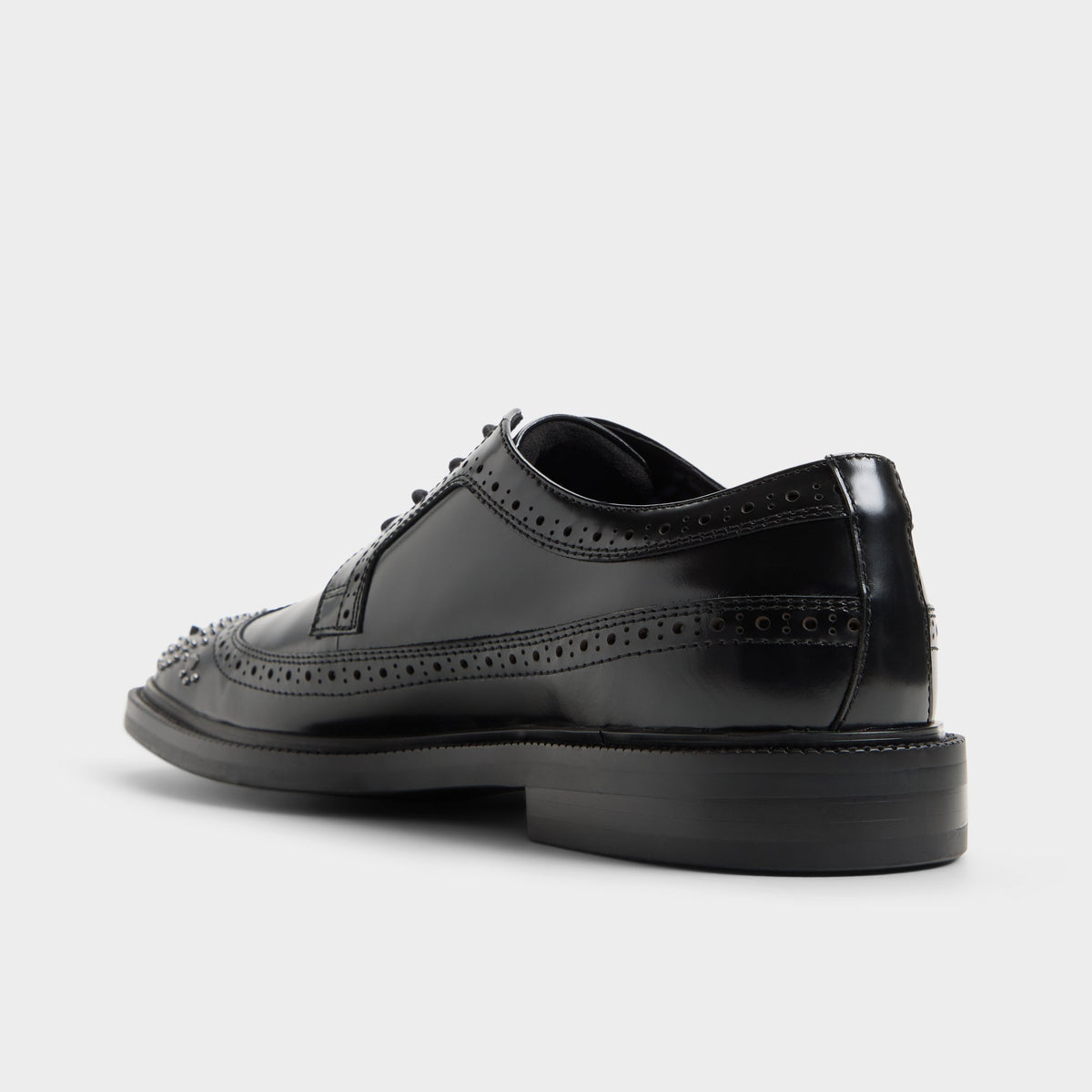 Vue latérale de Noir Kyron Chaussure derby