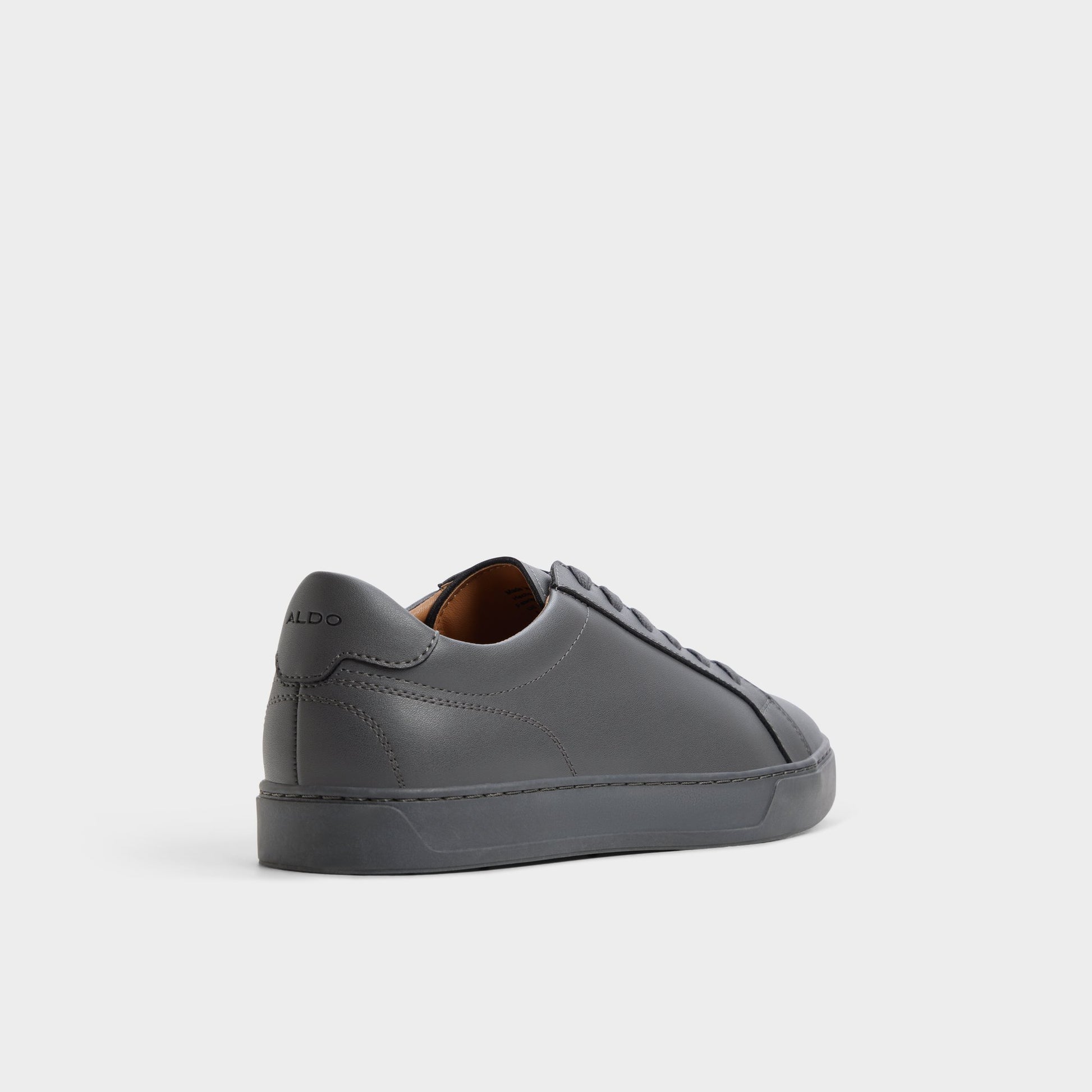 Three-quarter angle of Dark grey Fillip Low top sneaker's back side