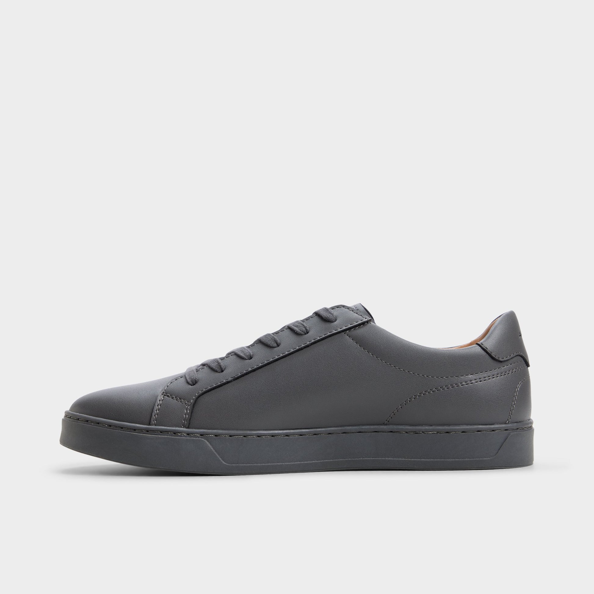 Side view of Dark grey Fillip Low top sneaker