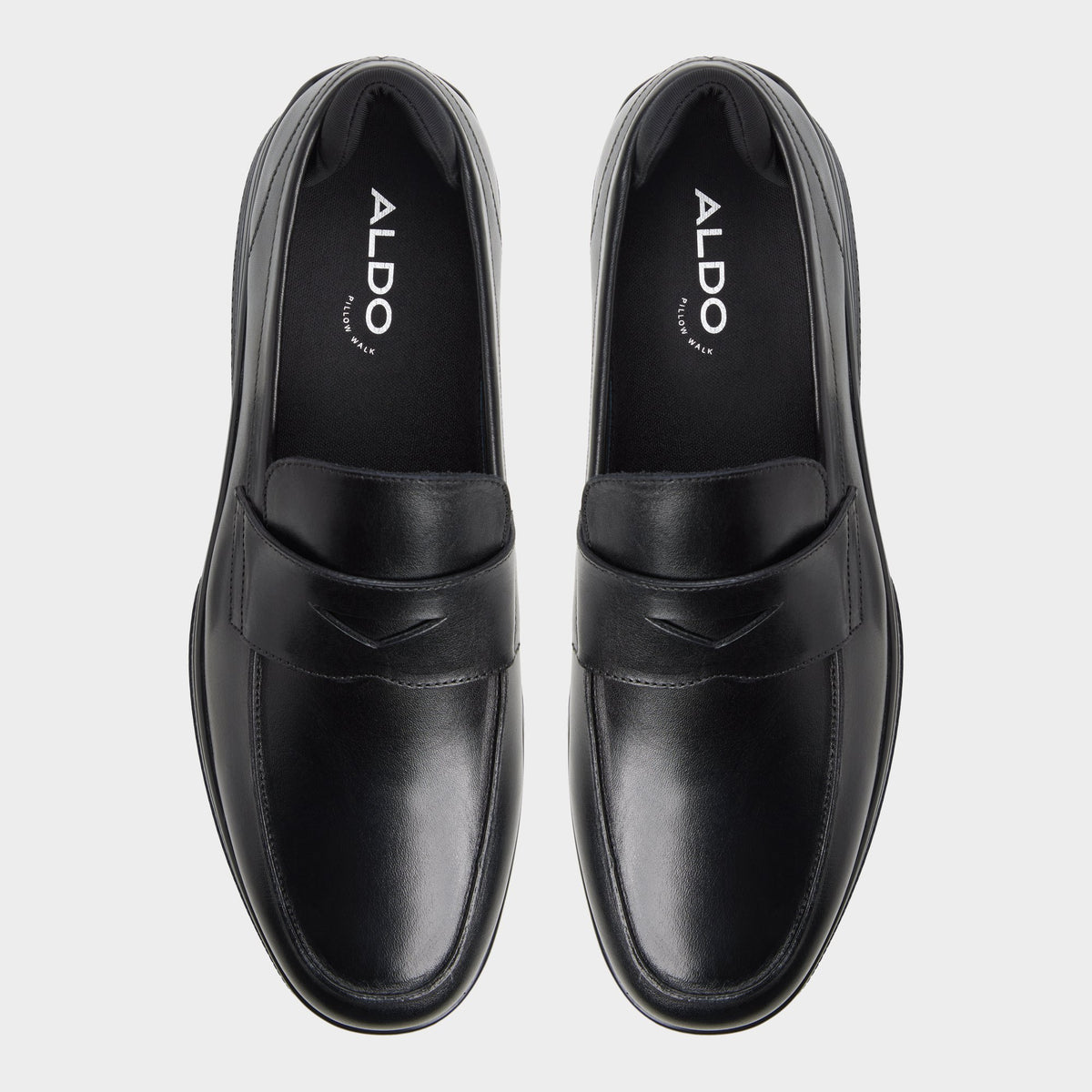 Top-down view of the Other black Lanzo Loafer