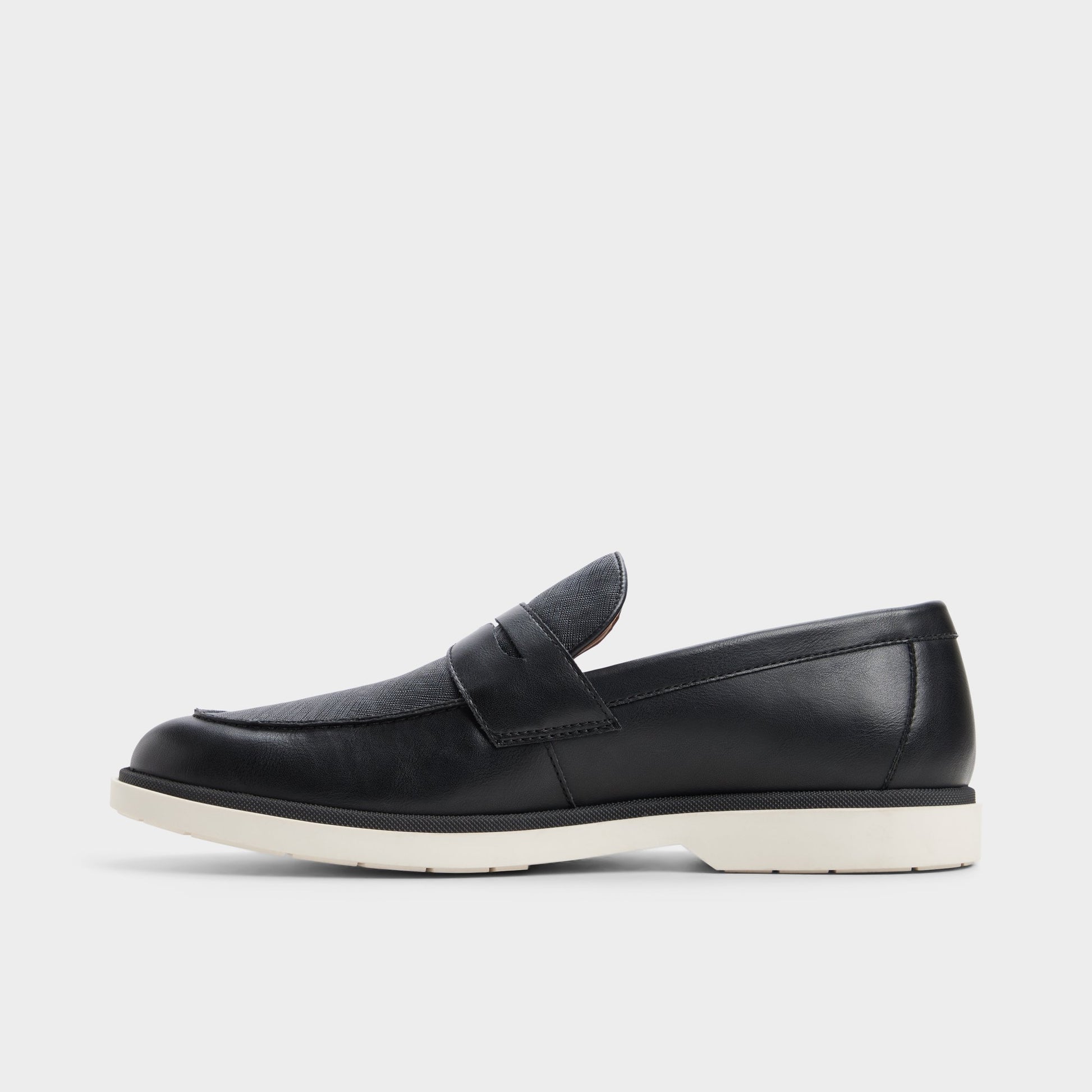 Side view of Black Stanson Loafer