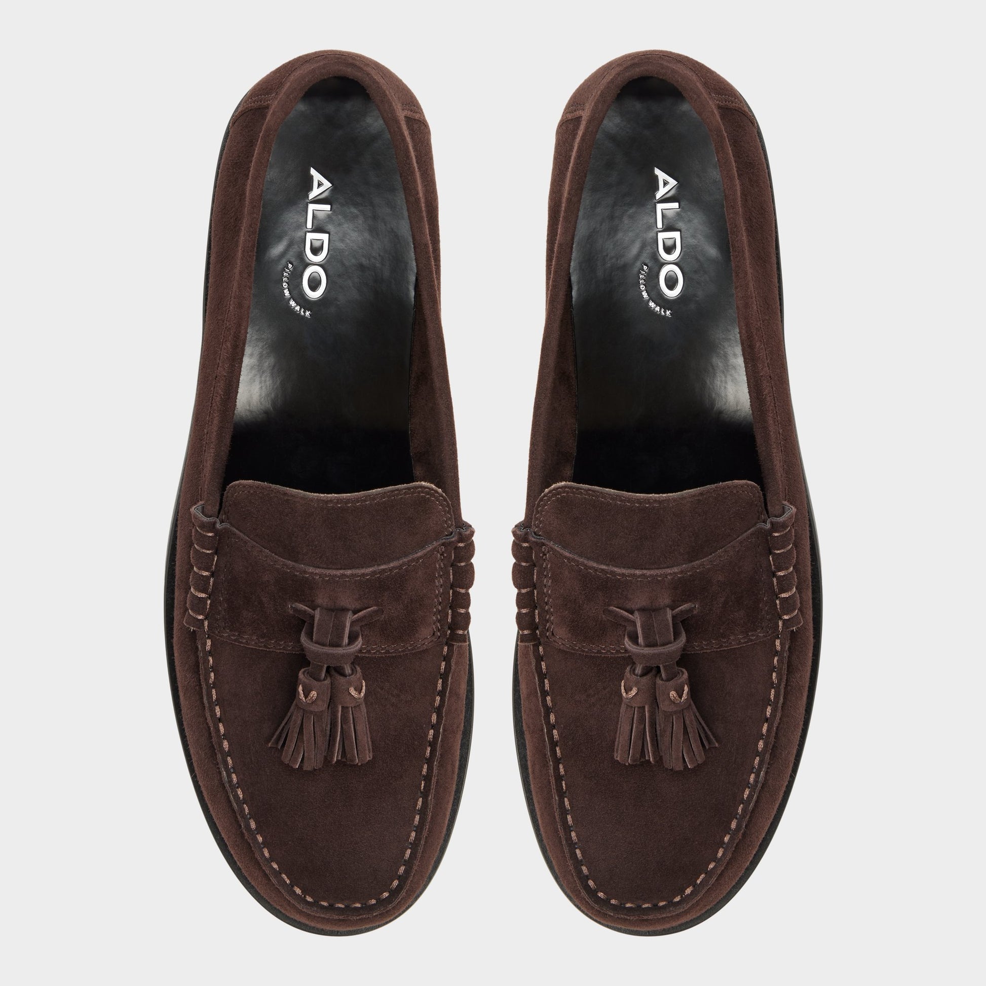 Top-down view of the Brown Cairo Loafer