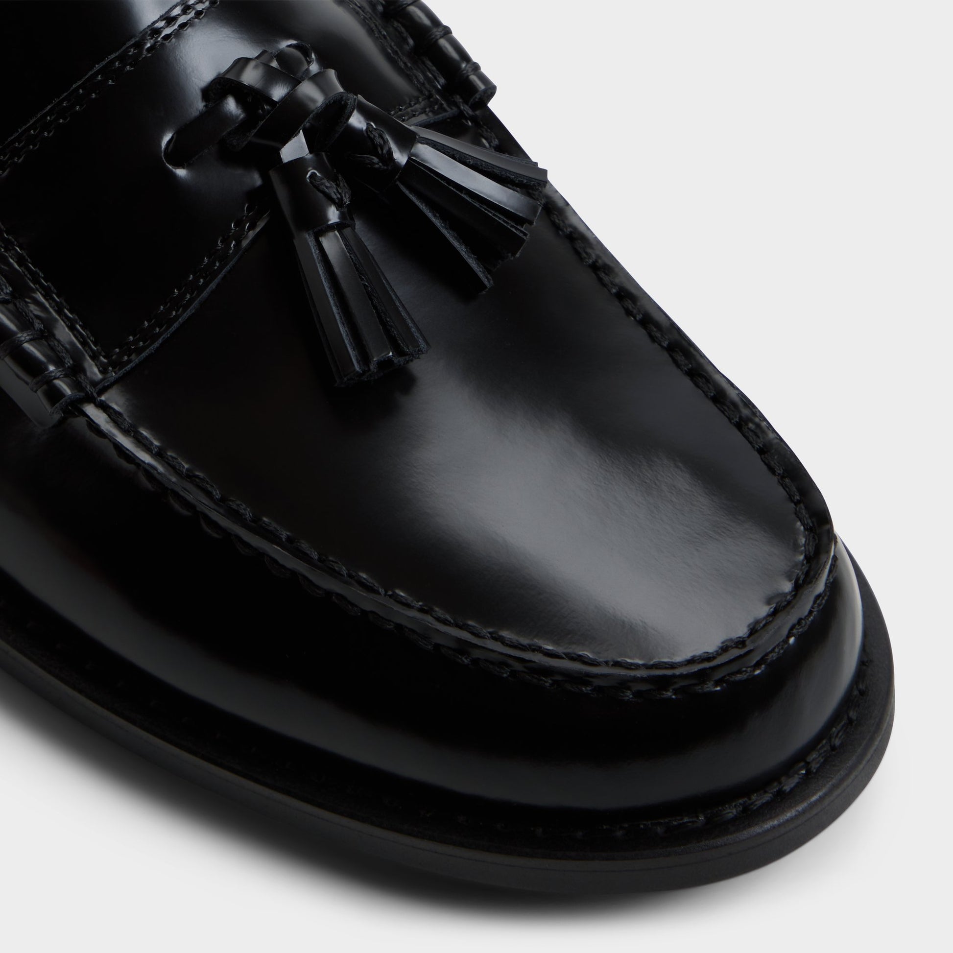 Close-up of the Black Cairo Loafer