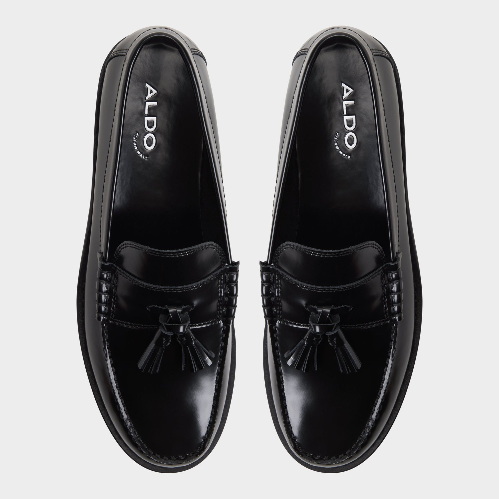 Top-down view of the Black Cairo Loafer