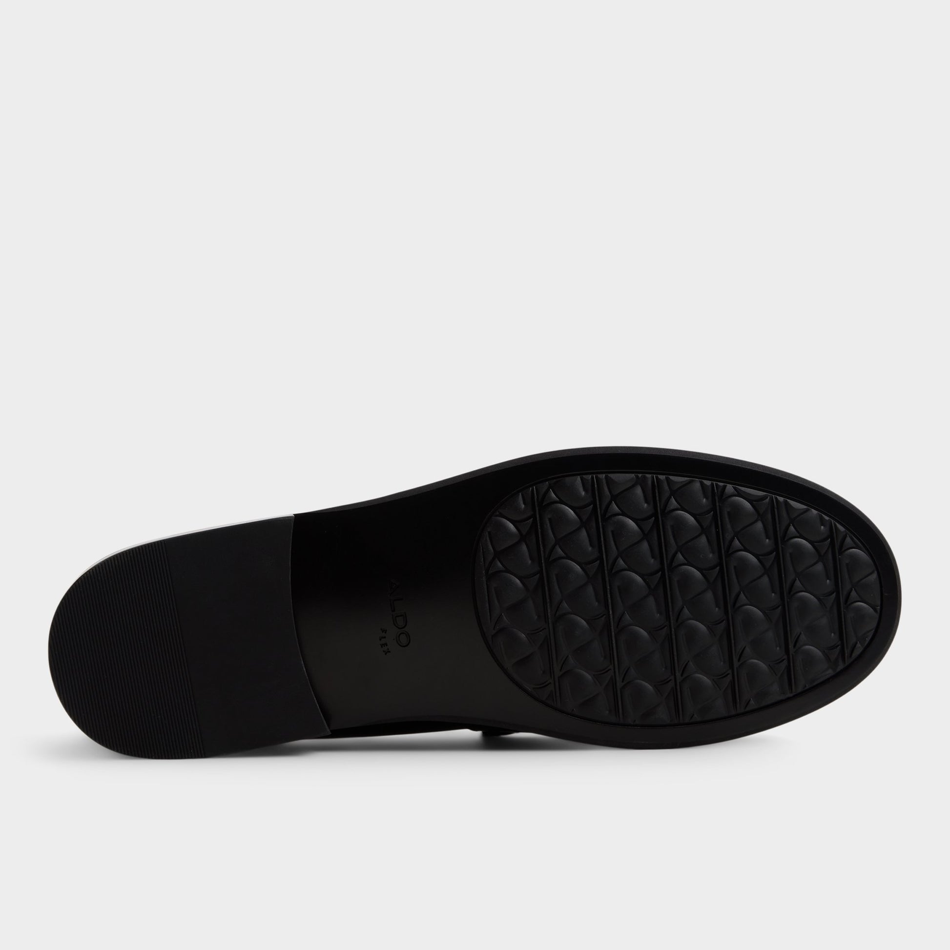 View of Black Cairo Loafer's sole