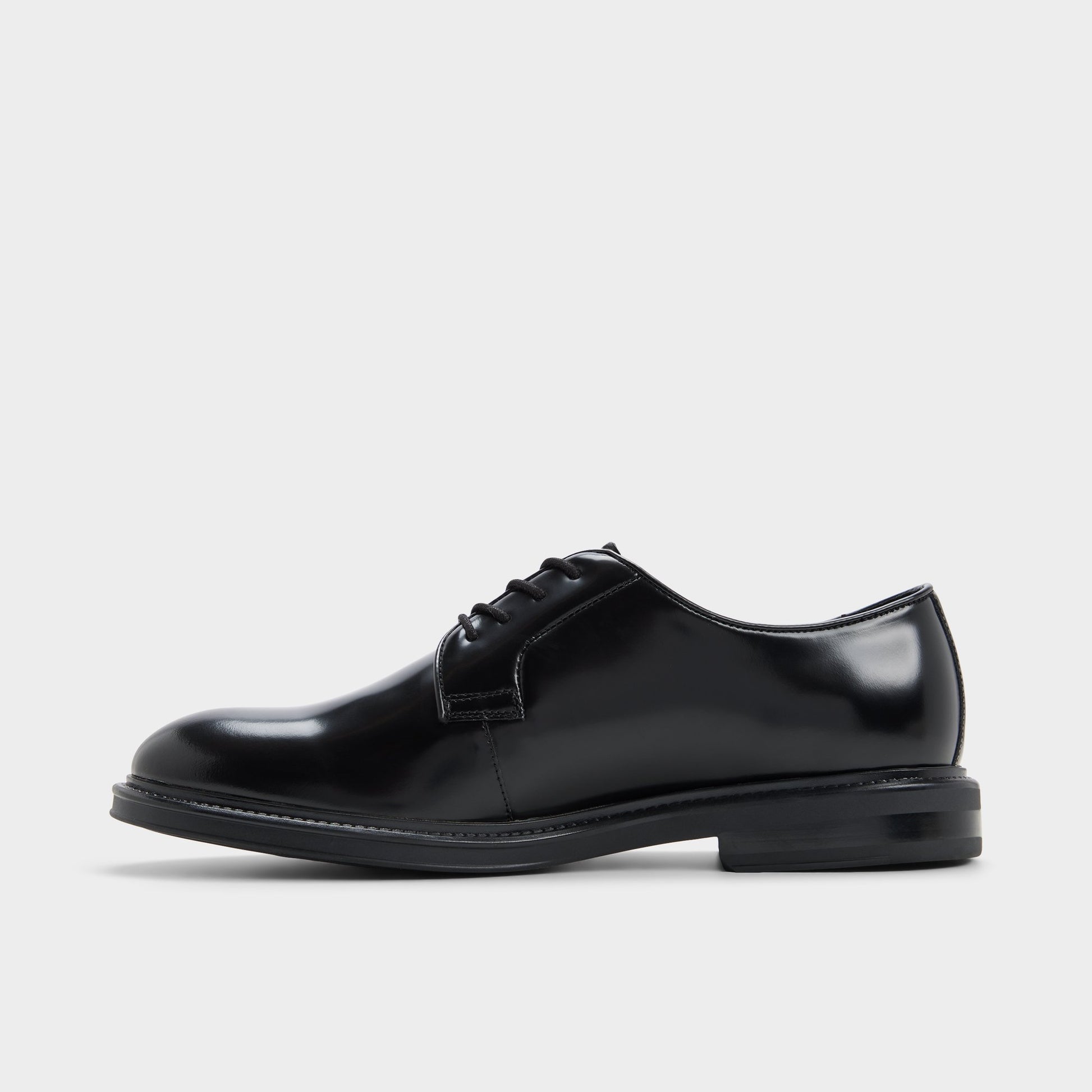 Side view of Black Kay Oxford shoe
