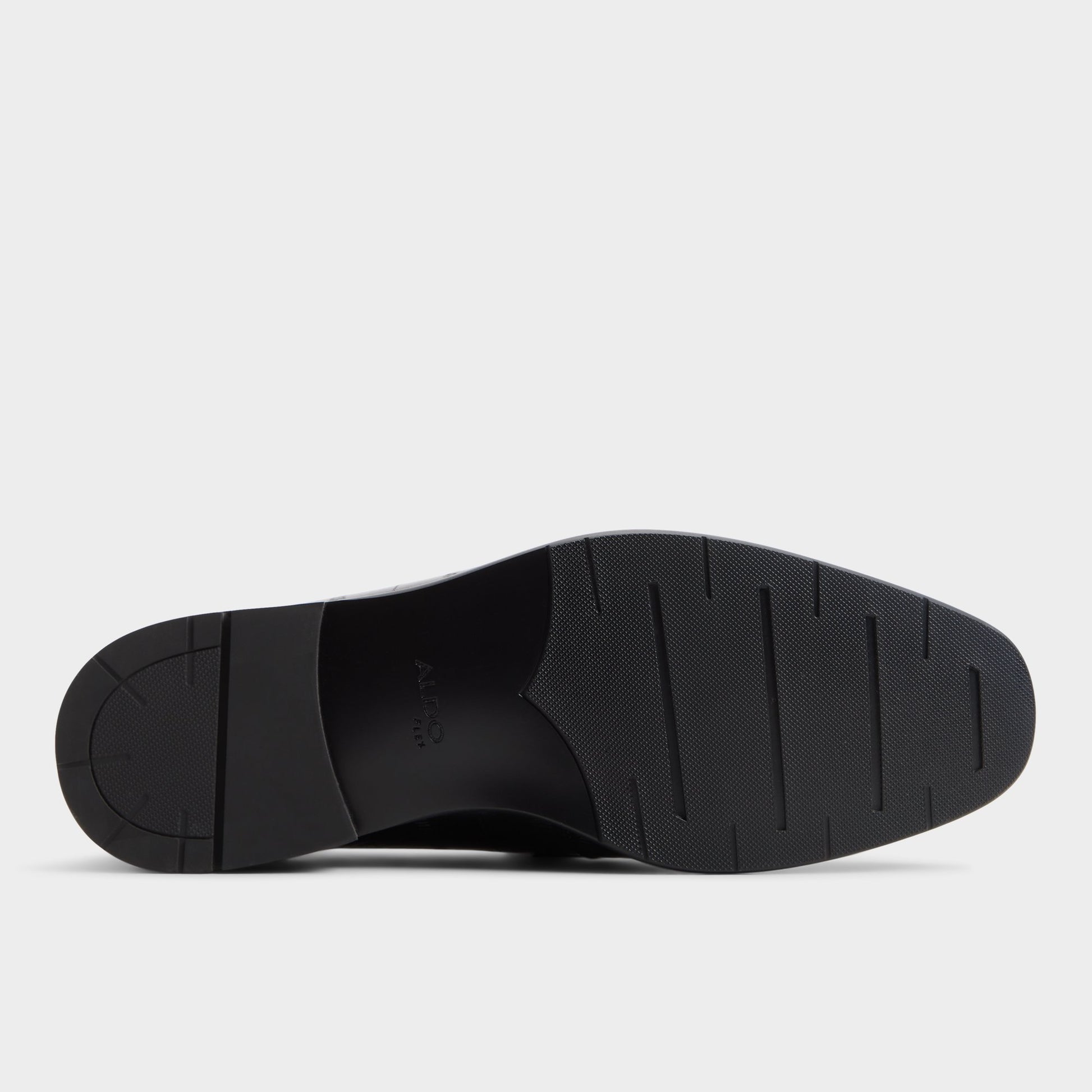 View of Black Emanuele Loafer's sole