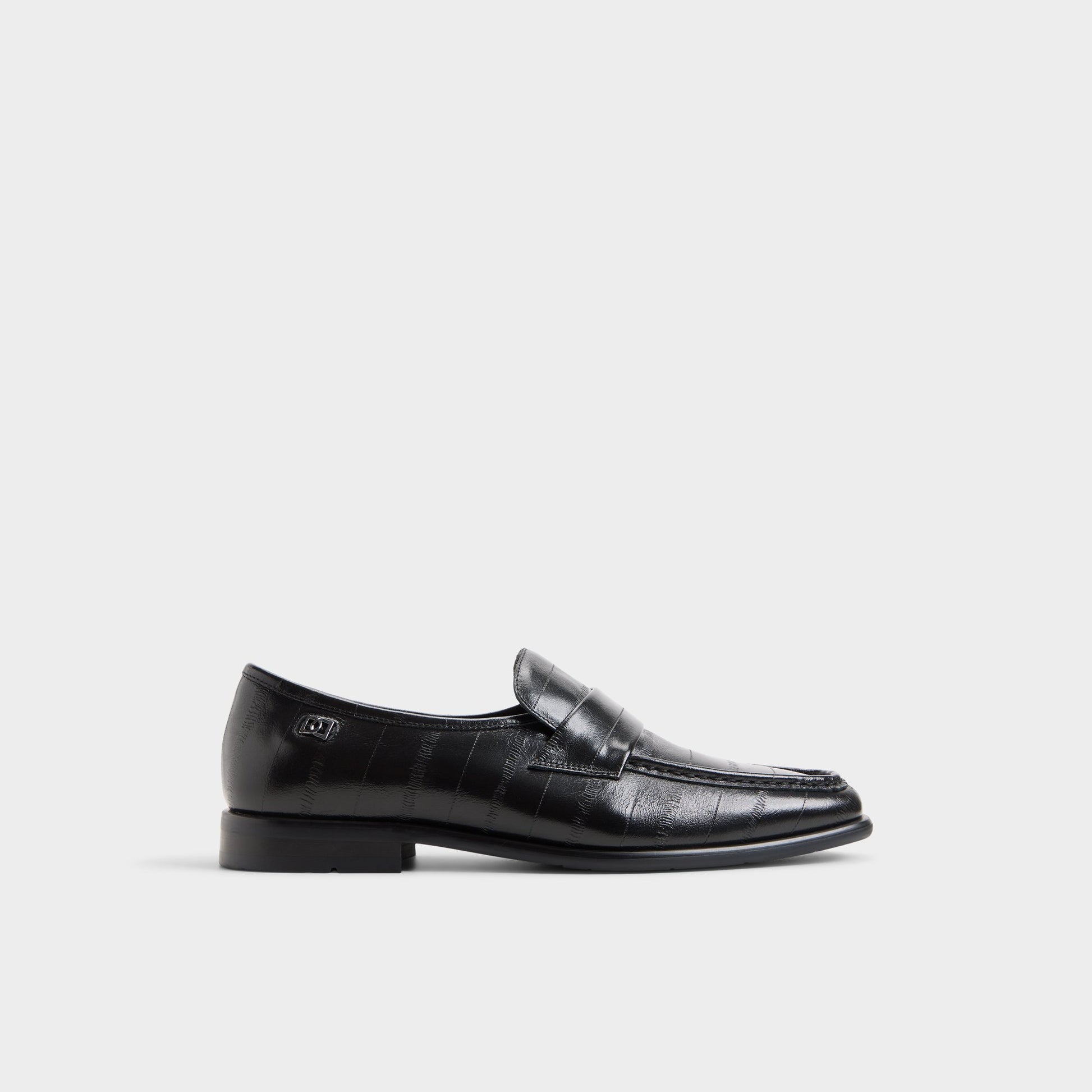 Main View of Black Emanuele Loafer for Mens