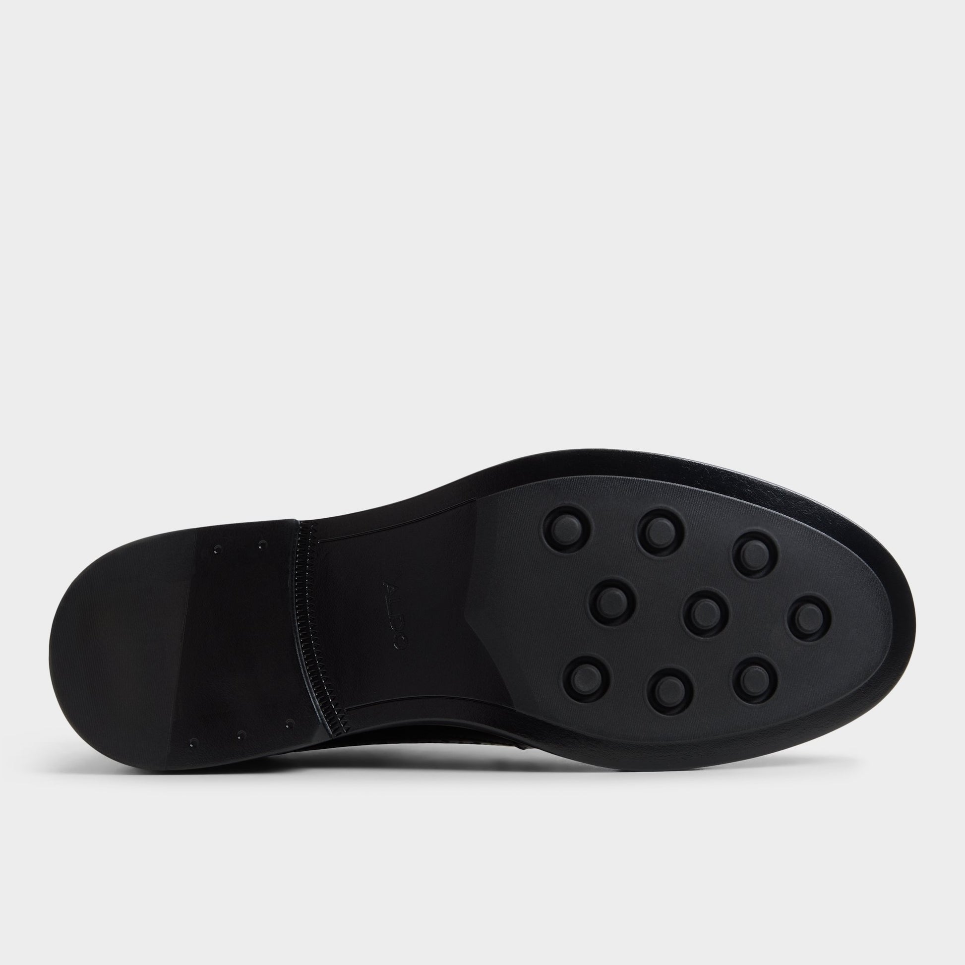 View of Black Dave Oxford shoe's sole