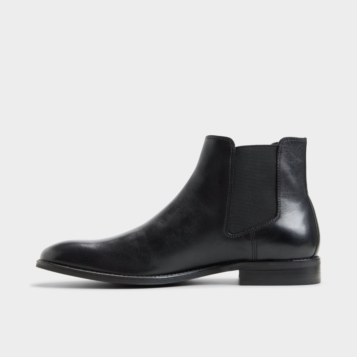 Side view of Other black Pietros Chelsea boot