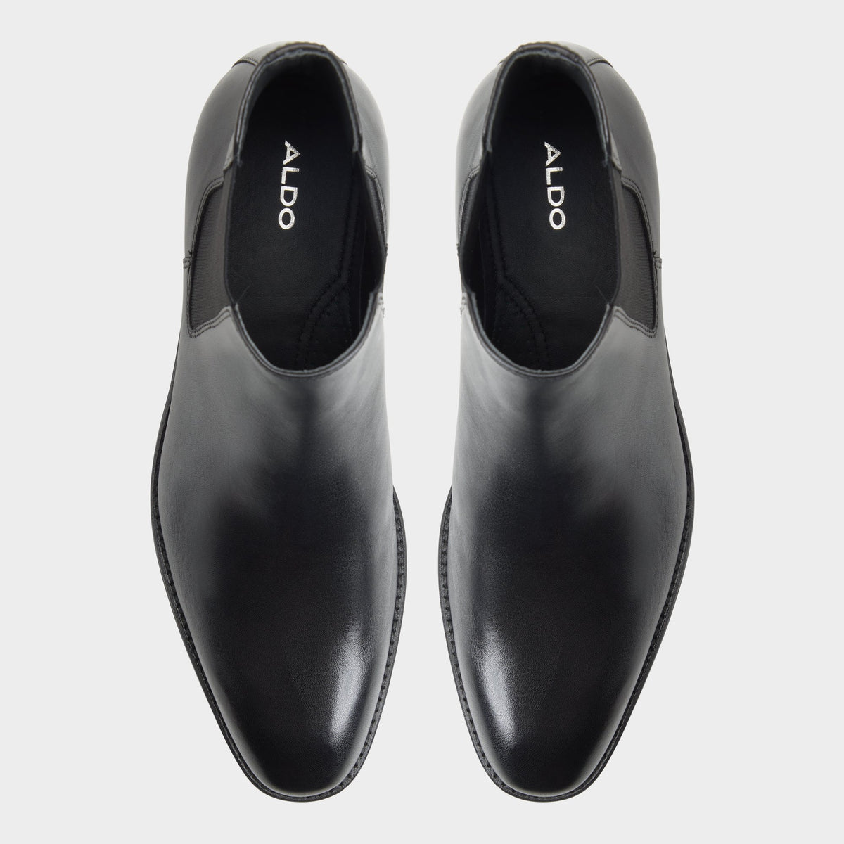 Top-down view of the Other black Pietros Chelsea boot