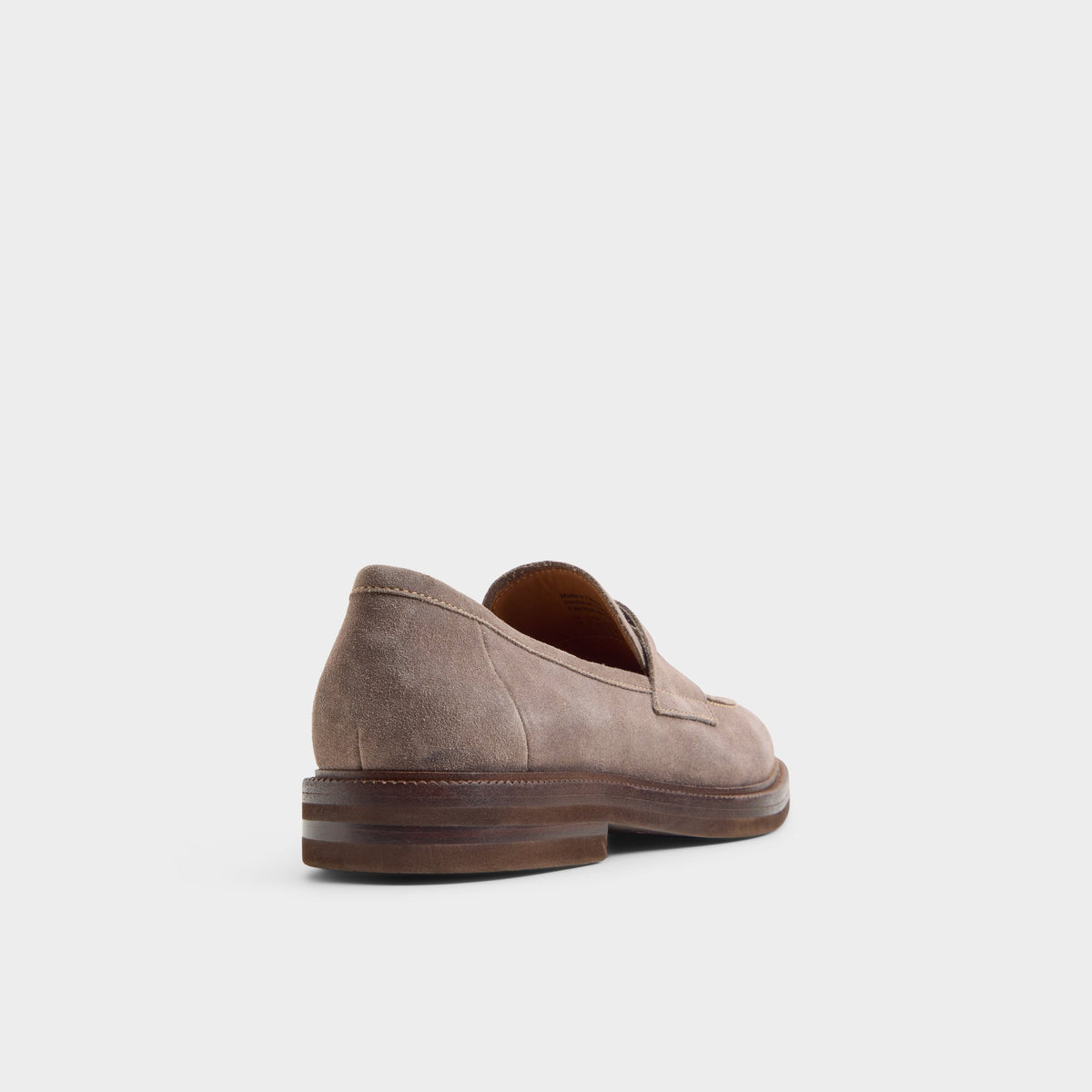 Three-quarter angle of Grey Fenson Loafer's back side