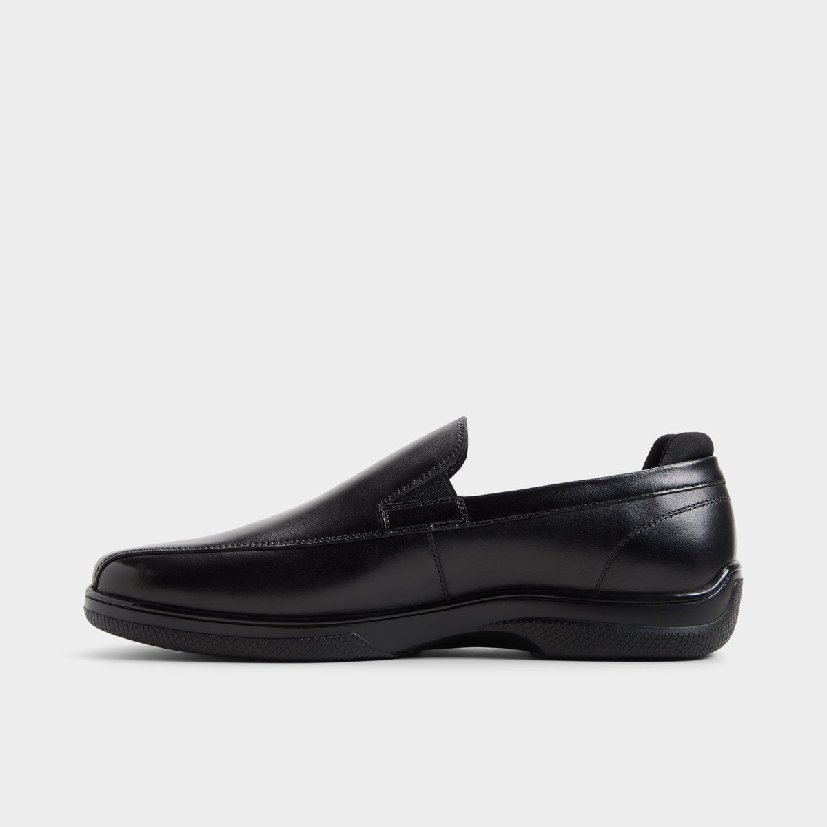 Side view of Black Kason Loafer